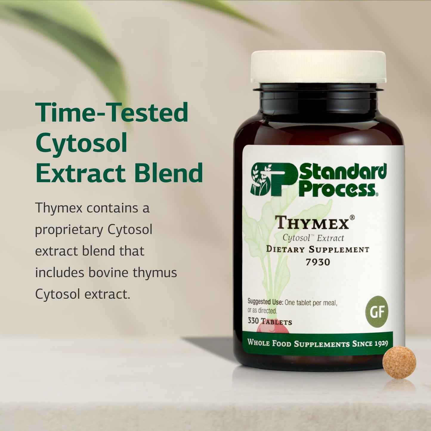 Standard Process Inc. Thymex Cytosol Extract Dietary Supplement Tablets 330
