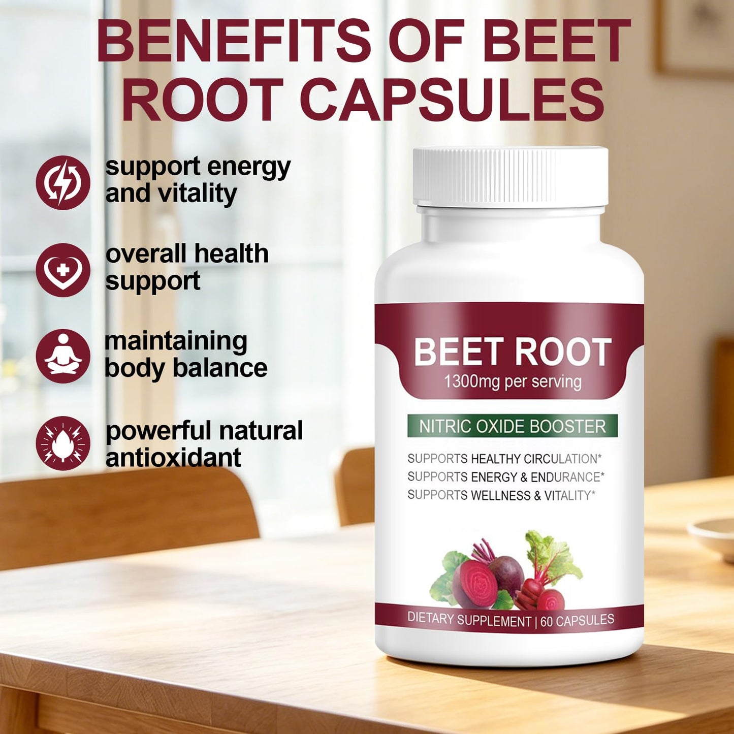 PIRTA Beetroot 60 Capsules