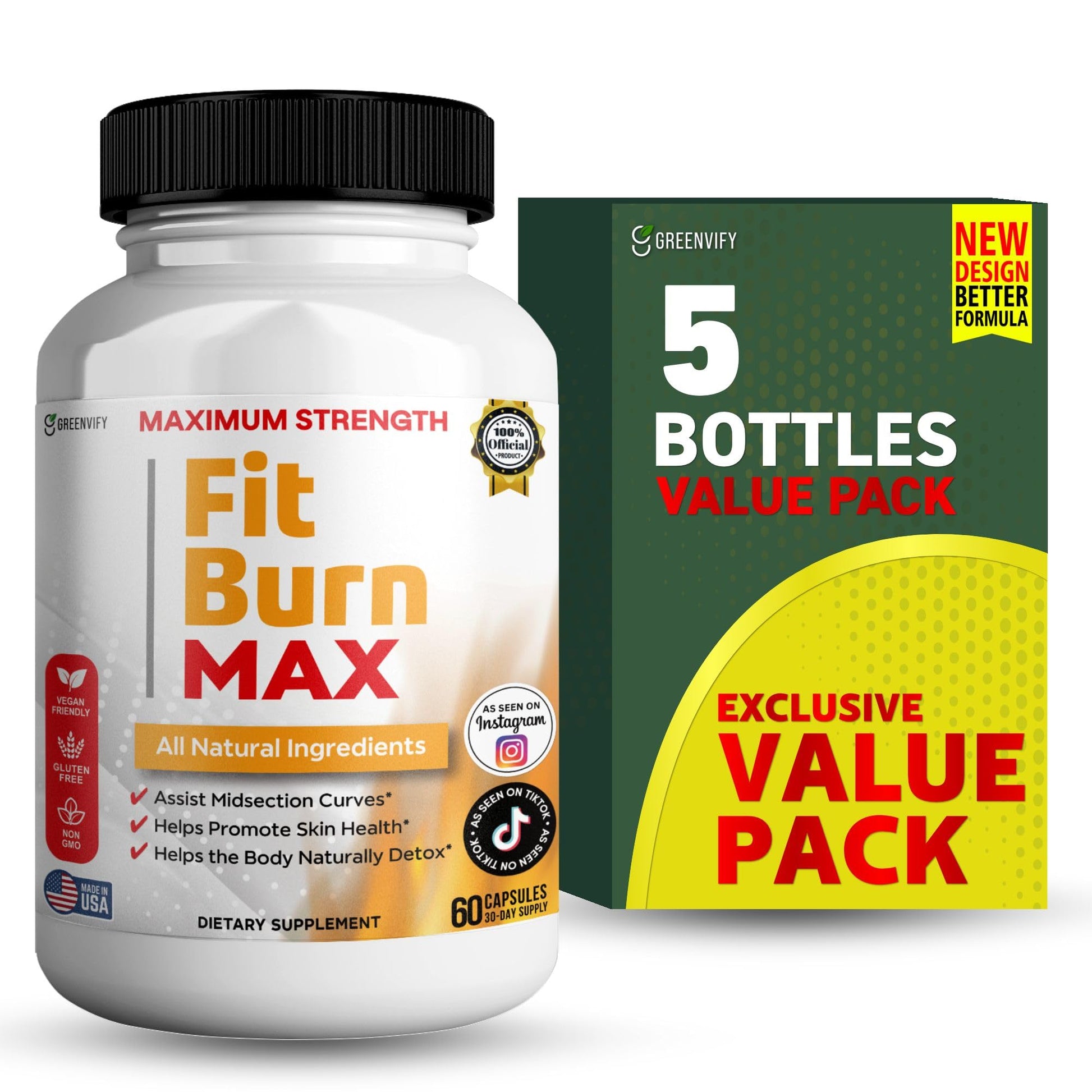 GREENVIFY Fit Burn Max 60 Capsules