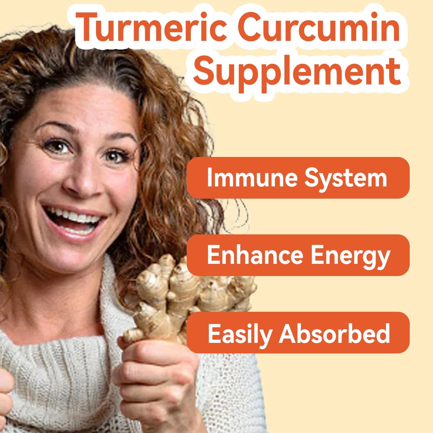 SmildeHeal Turmeric Curcumin Gummies 500mg, 120 Gummies
