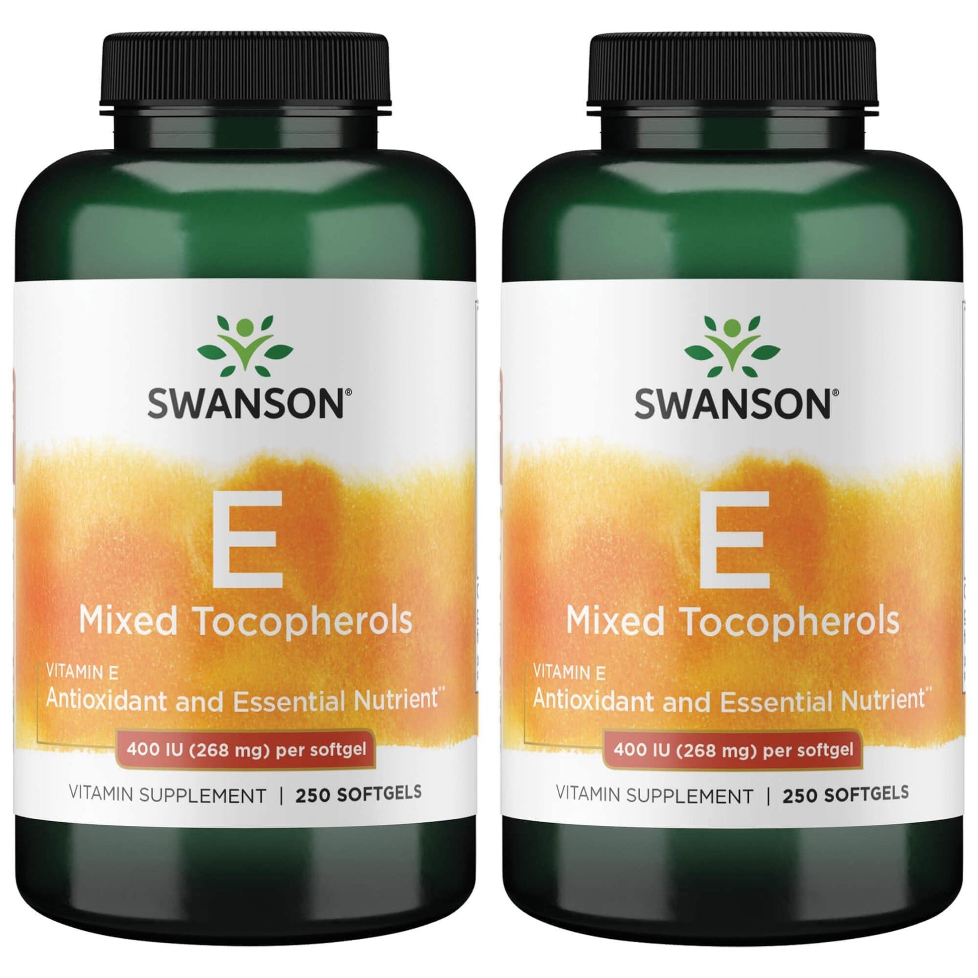 Swanson E-400 Mixed Tocopherols Softgels 500 Count