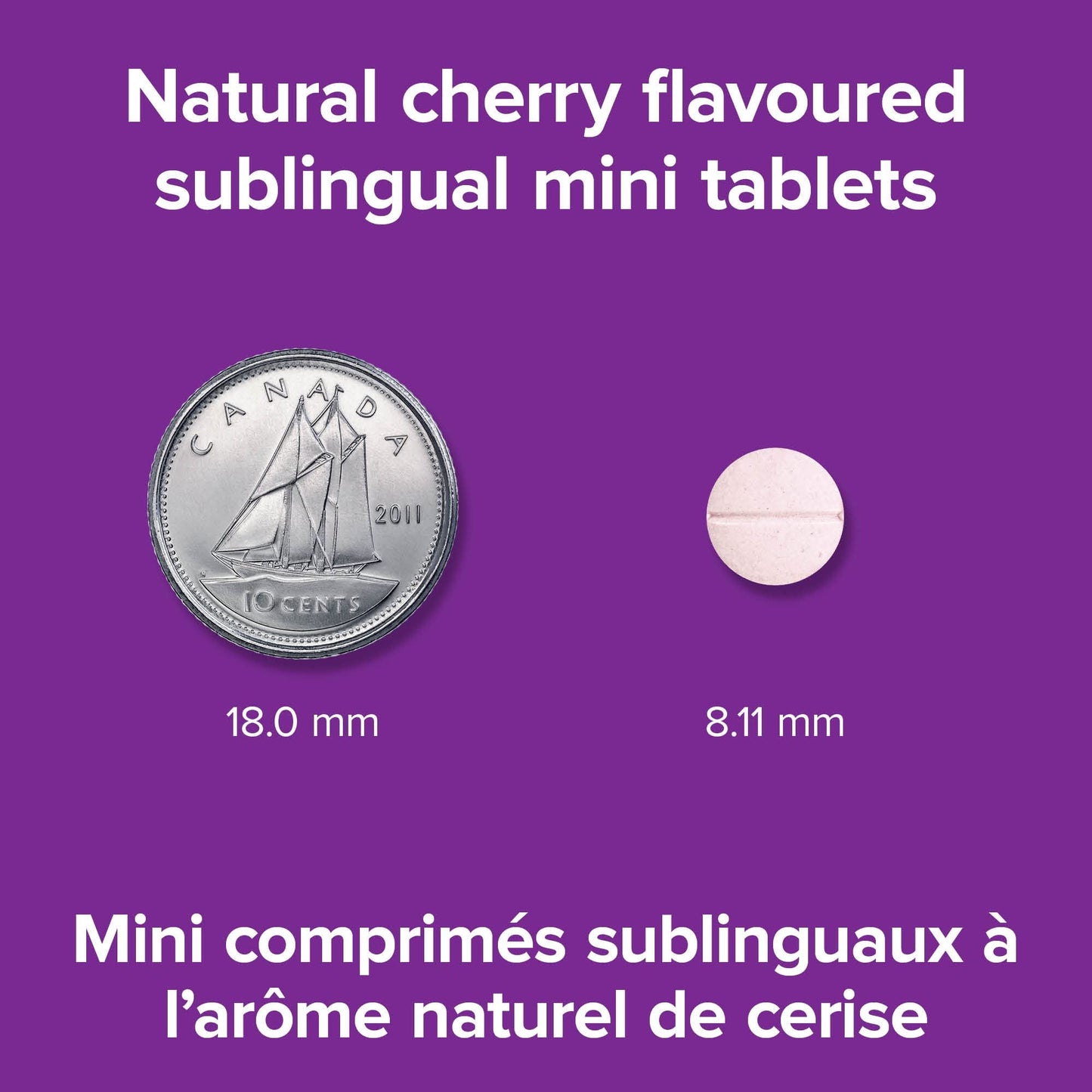 Webber Naturals Vitamin B12 (Methylcobalamin) Sublingual Tablets, 1 Tablet