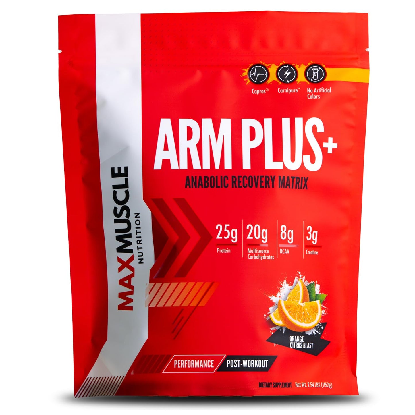 Max Muscle Arm Plus+ Anabolic Recovery Matrix Powder 2.54 oz