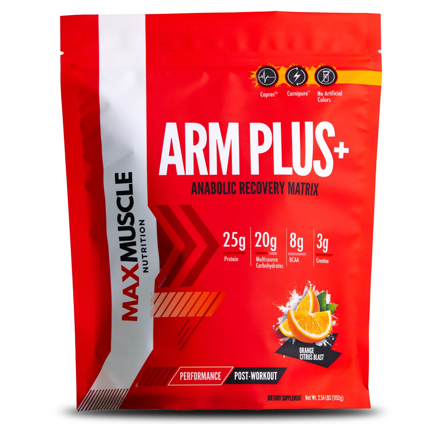 Max Muscle Arm Plus+ Anabolic Recovery Matrix Powder 2.54 oz