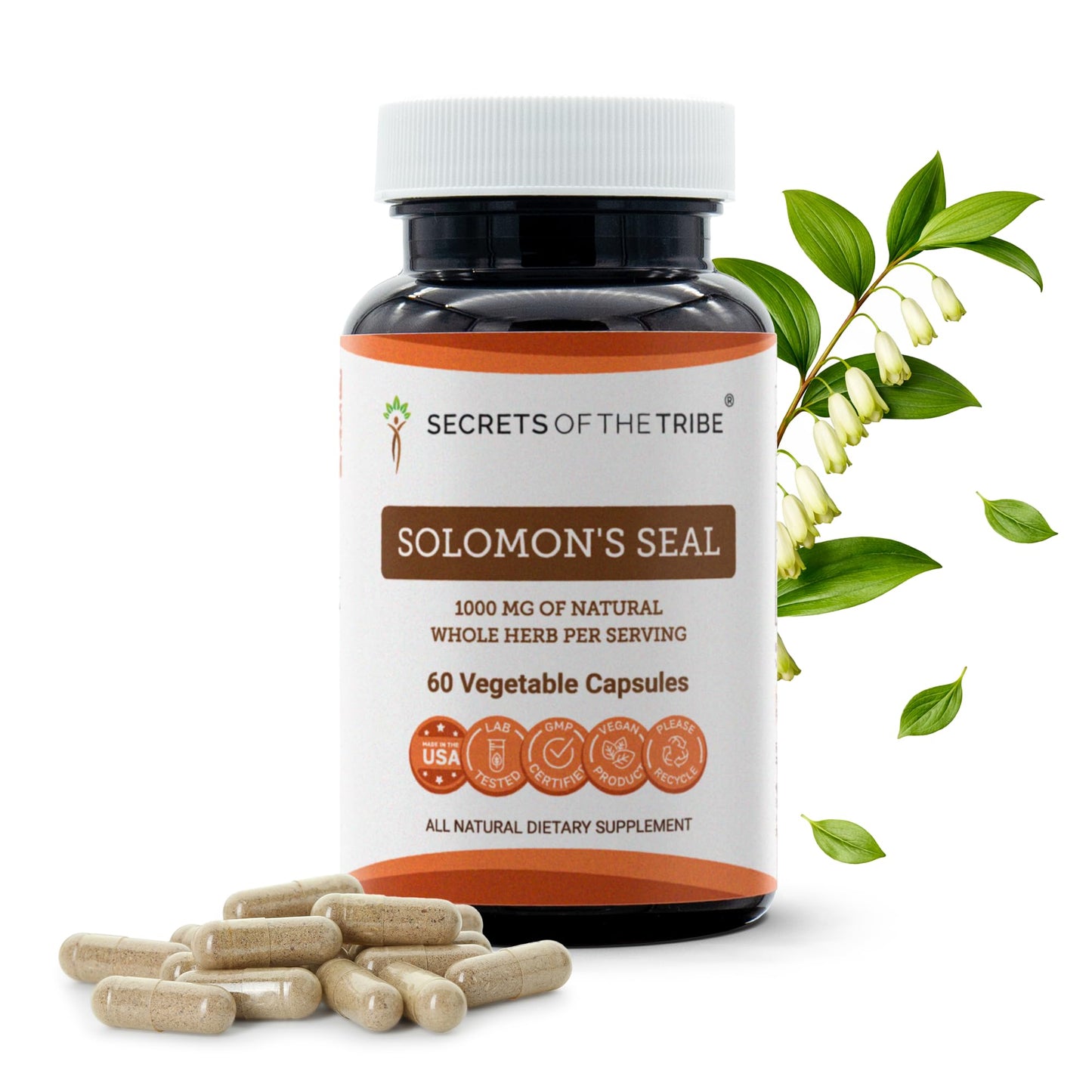 Secrets of the Tribe Solomon's Seal 60 Capsules