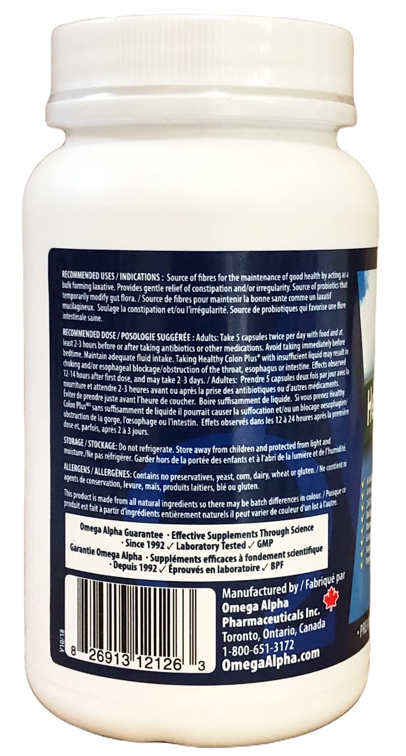 Omega Alpha Healthy Colon Plus Capsule, 180 Capsules