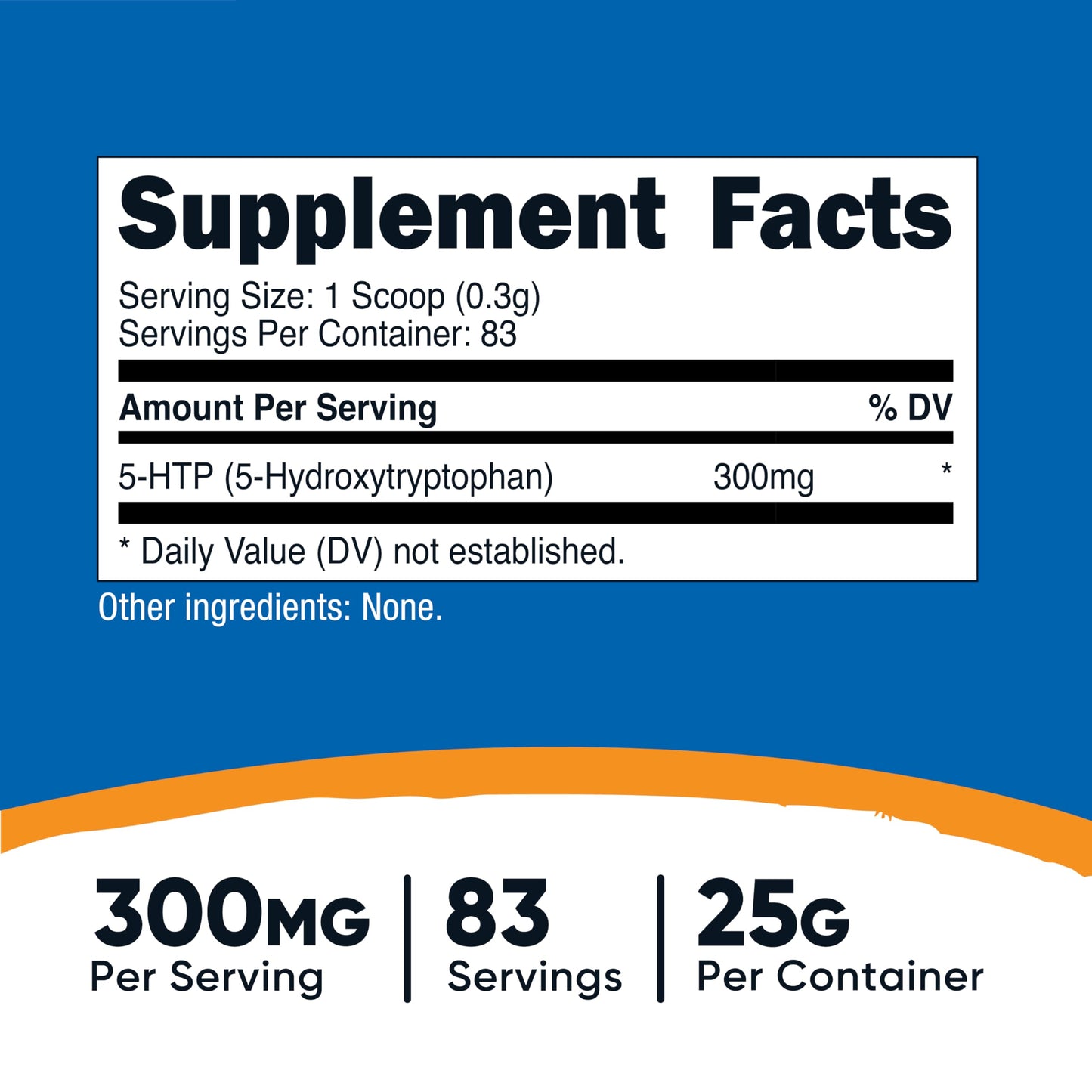 Nutricost 5-HTP Powder 0.9 Ounce