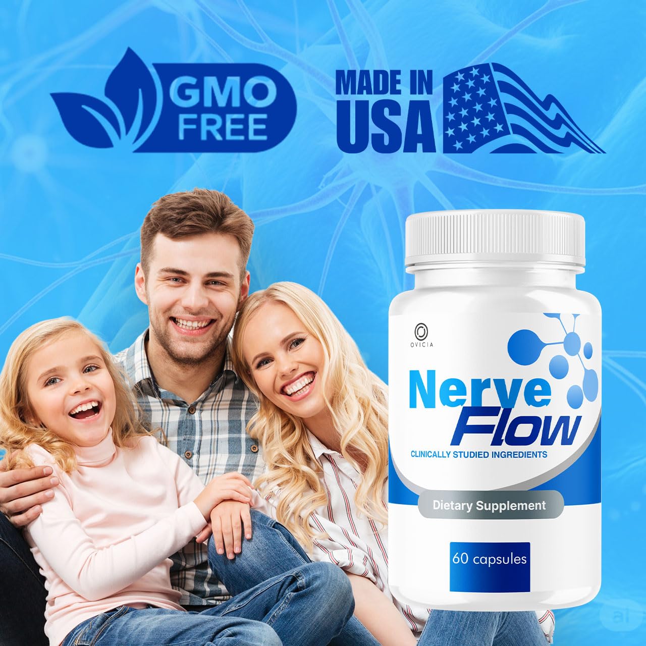 OVICIA Nerve Flow Capsules 180 Capsules
