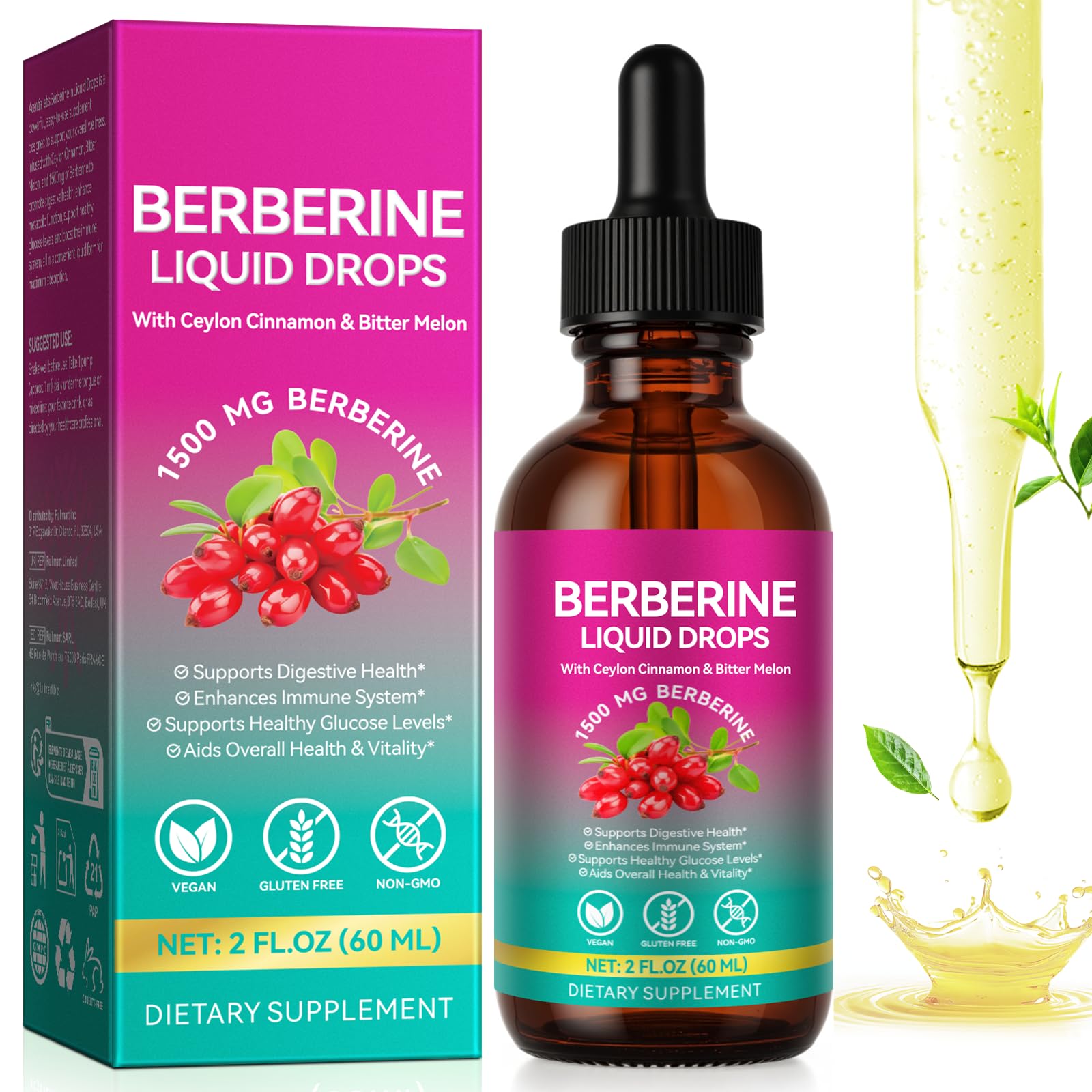 Nyloriaine Berberine Supplement Capsule 120 Count