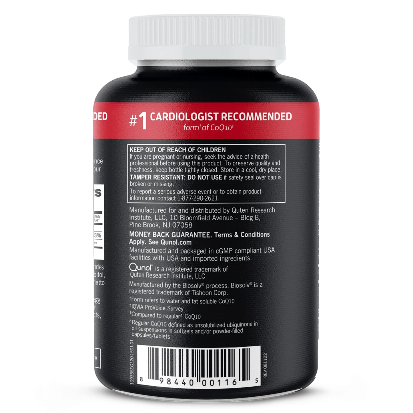 Qunol CoQ10 100mg Softgels, 2880 Count