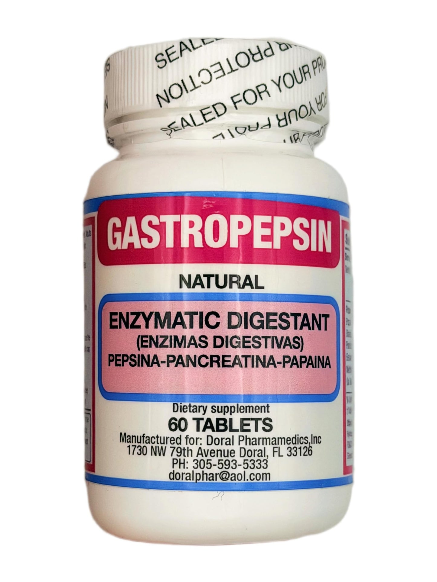 Duy Drugs Gastropepsin Digest Tablets, 60 Tablets