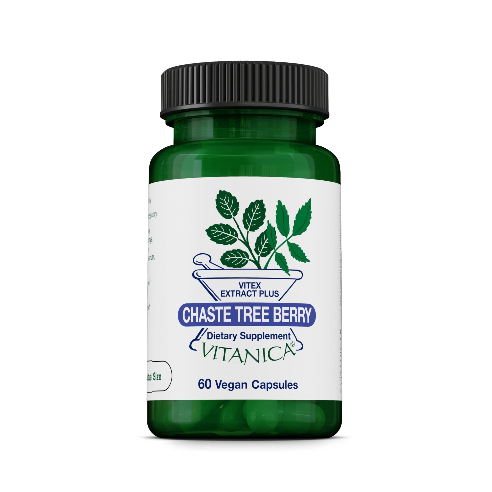 Vitanica Chaste Tree Berry Vitex Extract Plus Capsules 60 Count