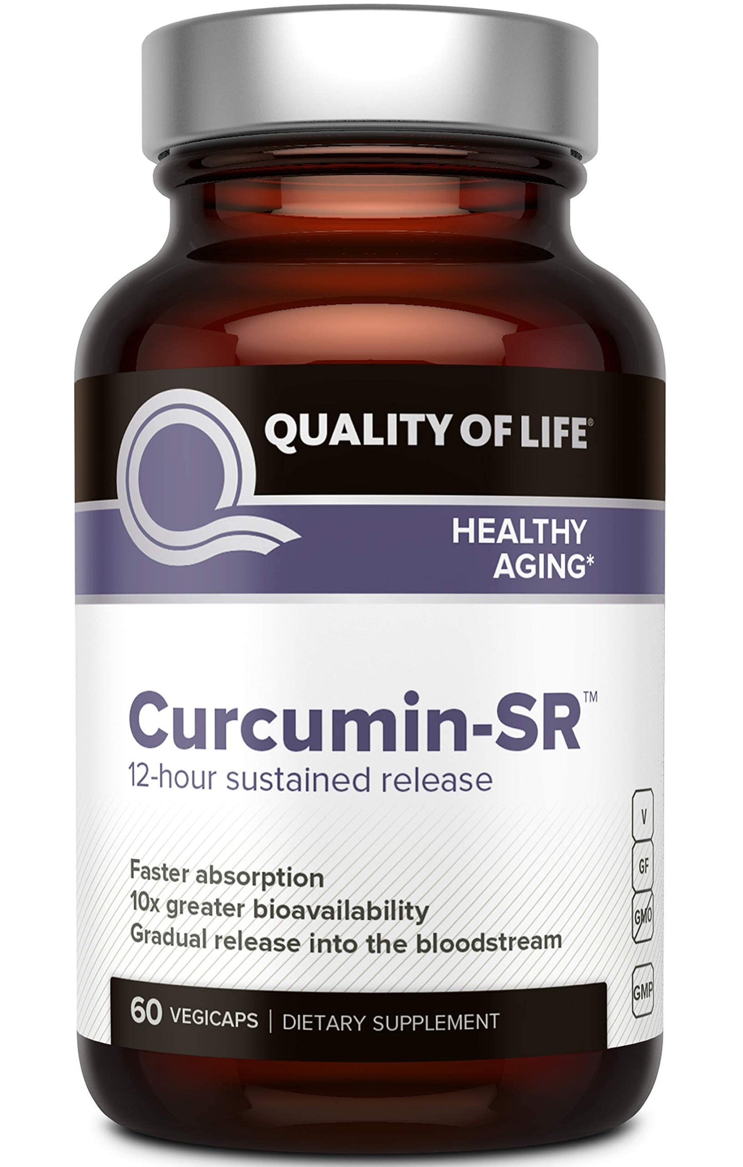 Quality of Life Kinoko Platinum AHCC Mushroom Extract and Microactive Curcumin SR Immune Bundle 2 Capsules