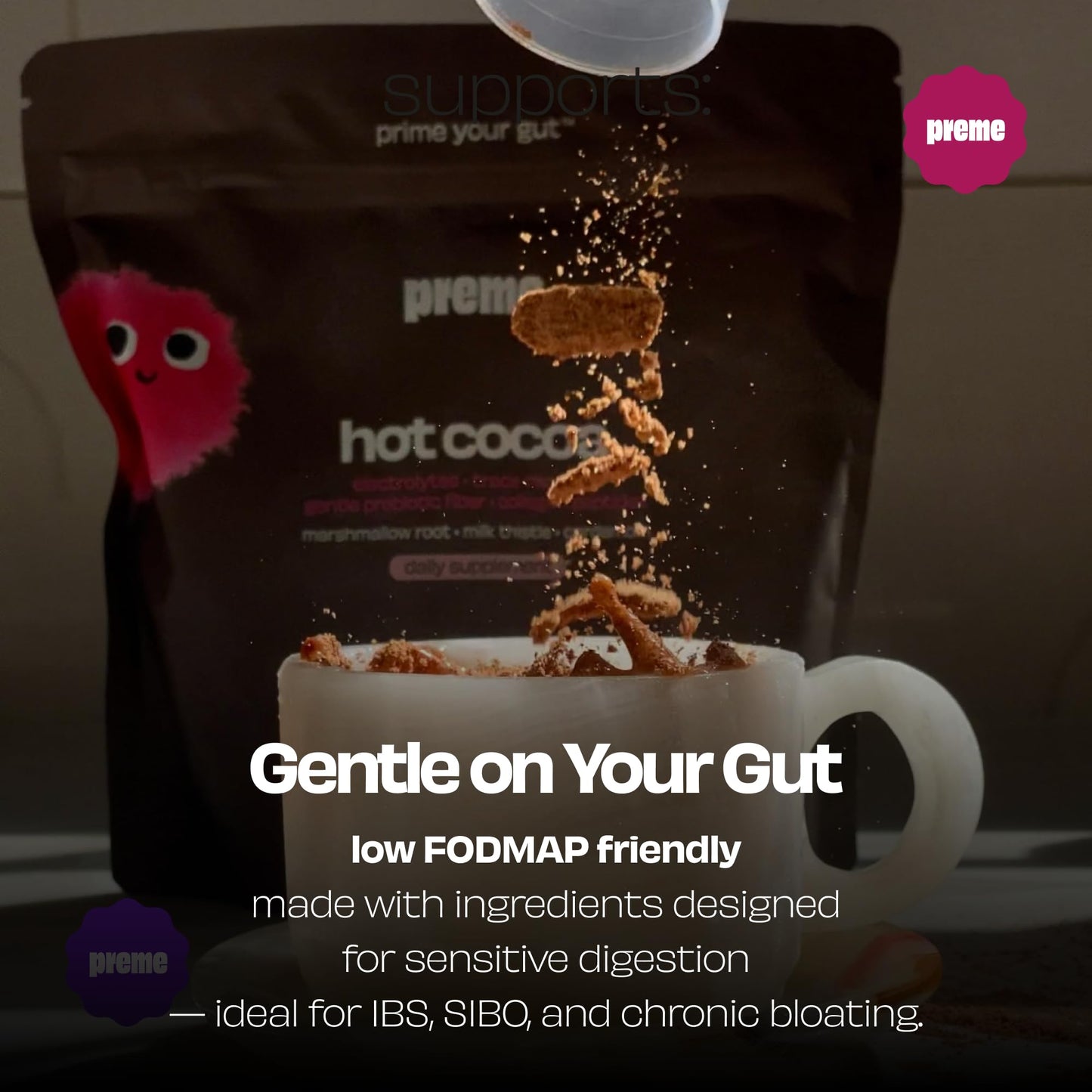 Preme Balance Hot Cocoa Powder 7.59 oz
