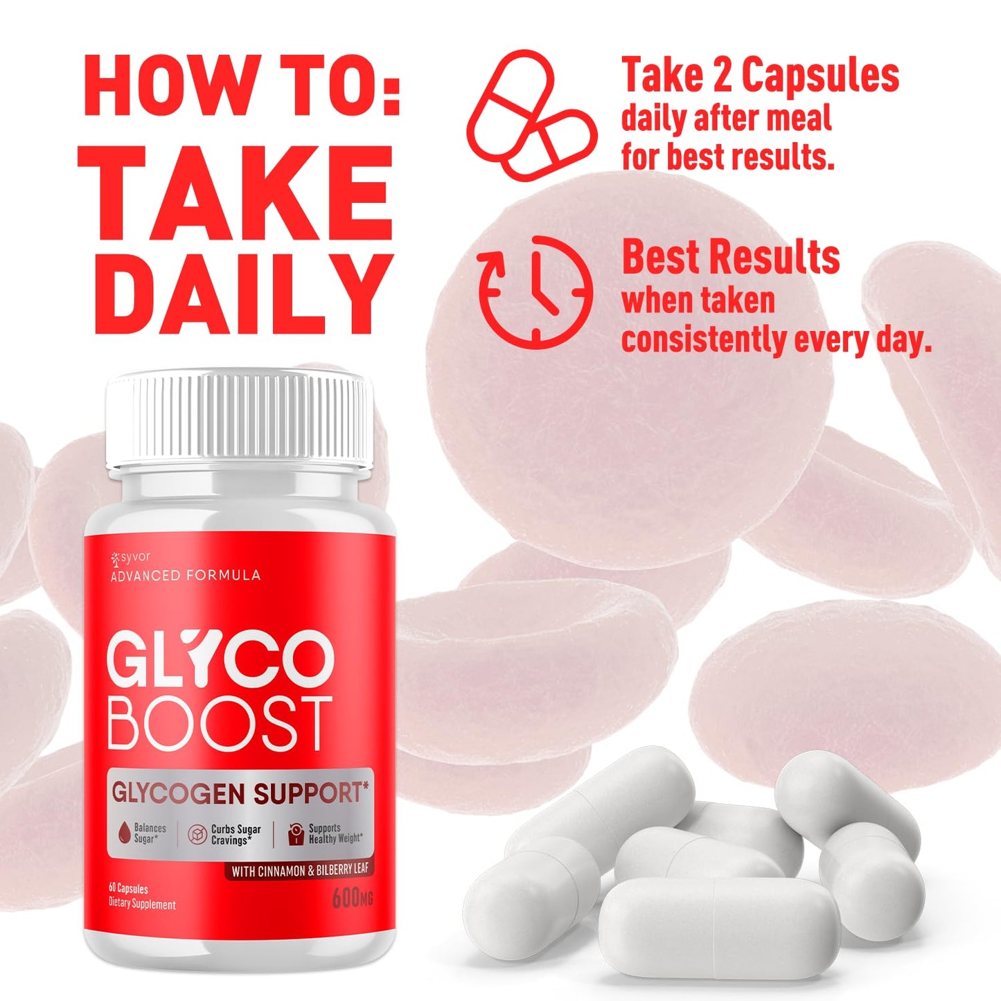 Syvor Glyco Boost Capsules 300 Capsules