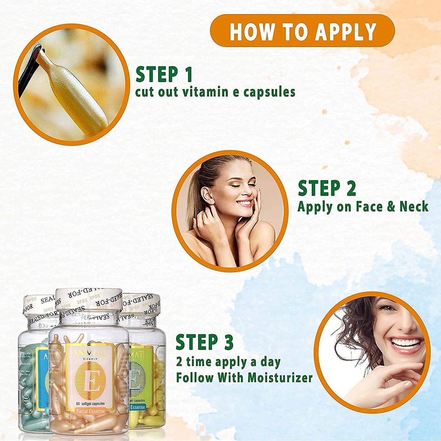 Generic Aloe Vera and Vitamin E Capsules 60 Capsules