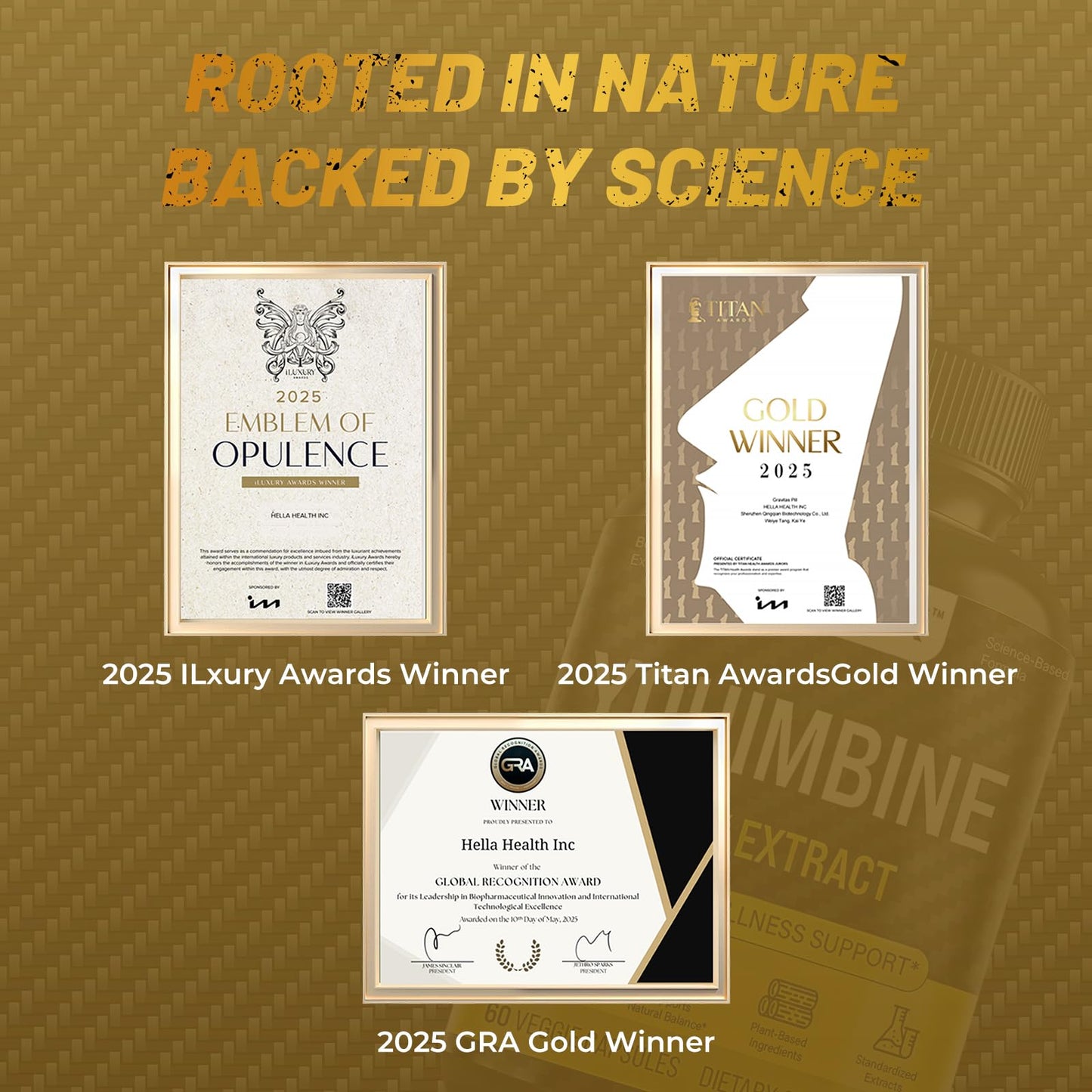 BIOZQYNK Botanical Vitality Formula 60 Capsules