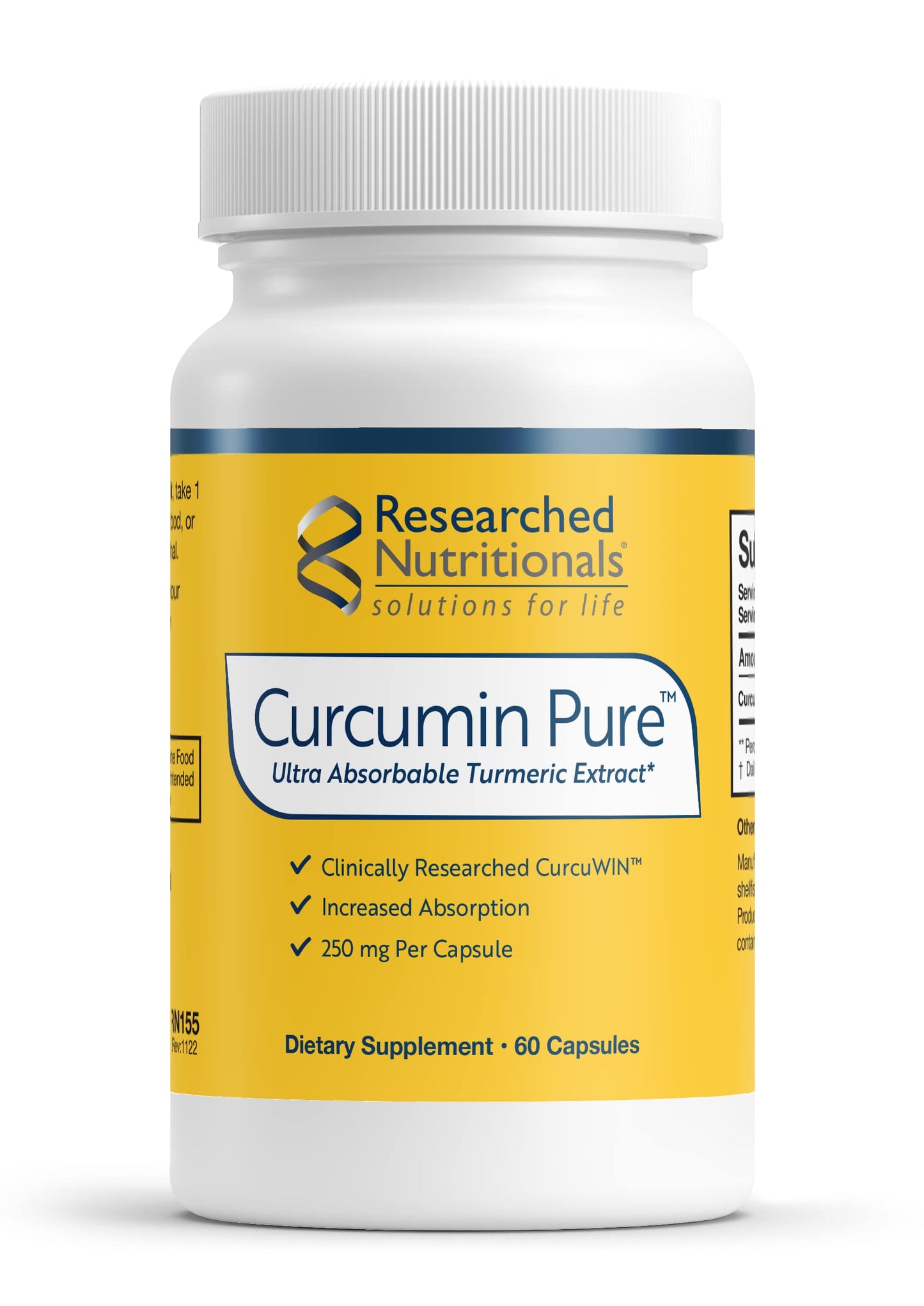 Researched Nutritionals Curcumin Pure Capsule 60 Count