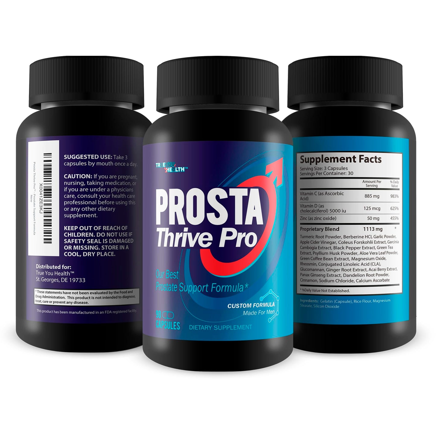 True You Health Prosta Thrive Pro Capsules 90 Count