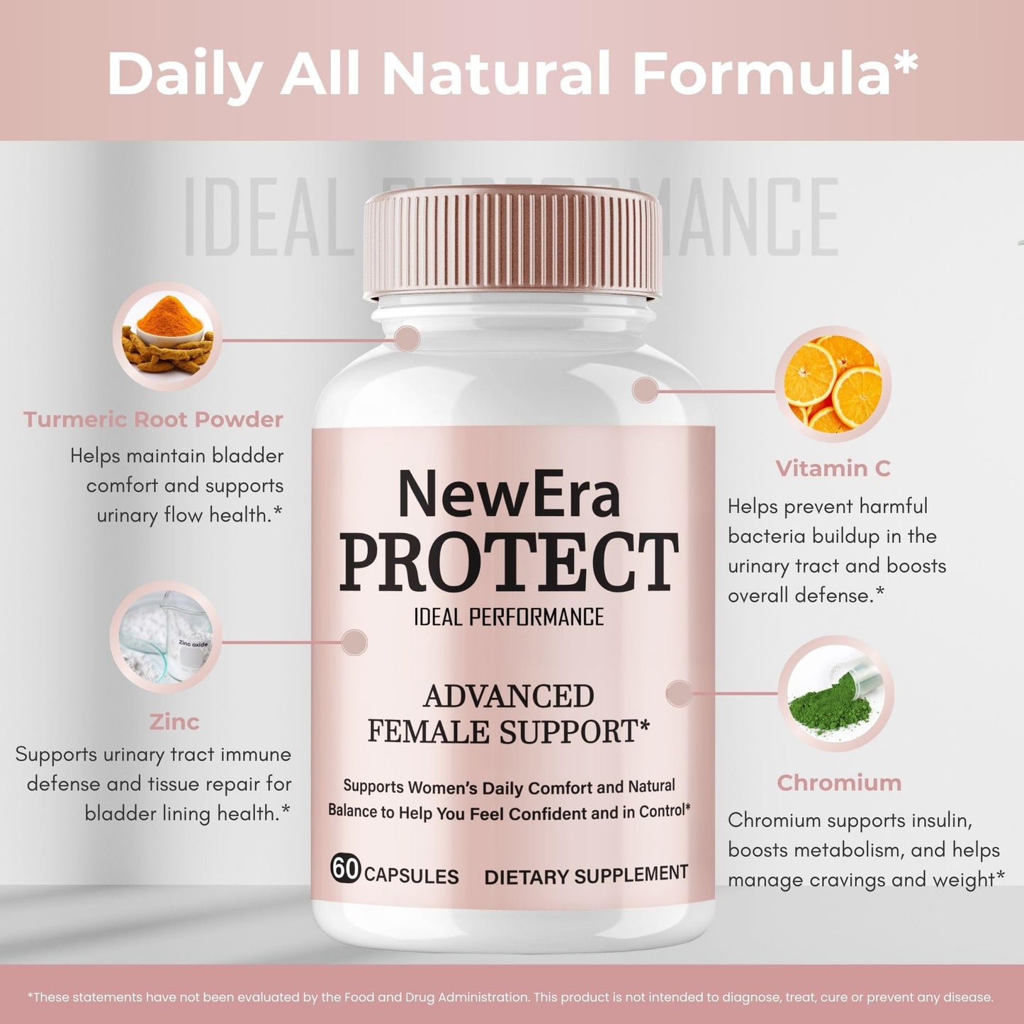 IDEAL PERFORMANCE New Era Protect Bladder for Women 120 Capsules
