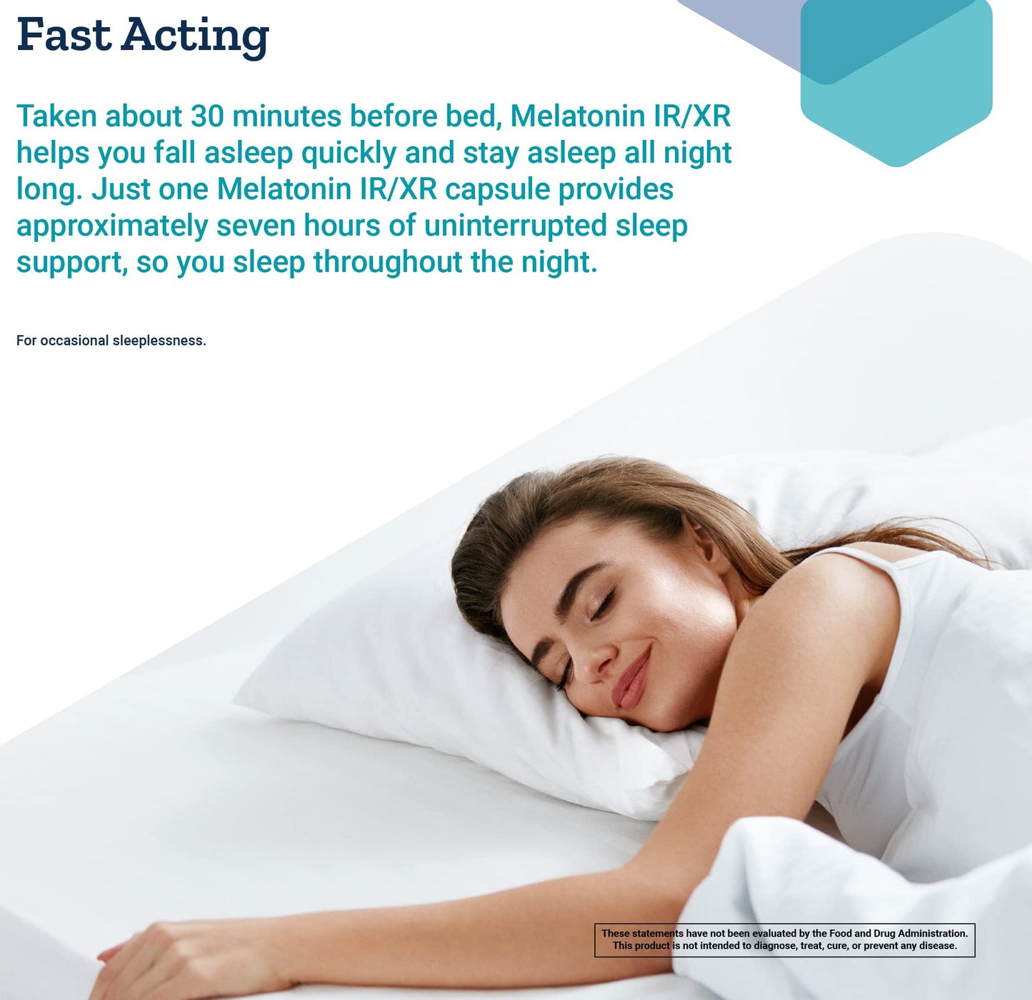 Life Extension Melatonin IR/XR Immediate & Extended-Release Capsules 240