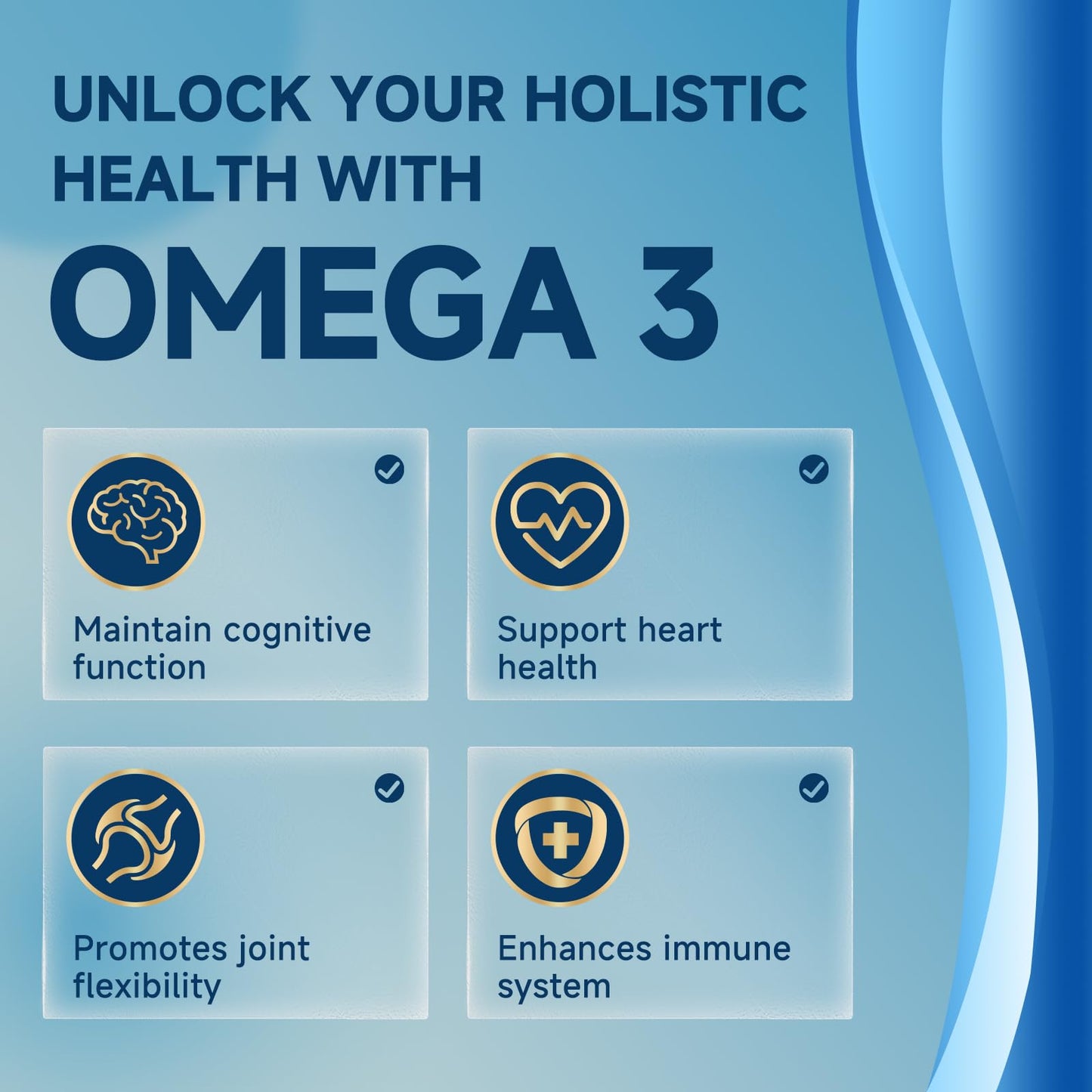ZEBORA Triple Strength Omega-3 Fish Oil 2000mg Softgels 120