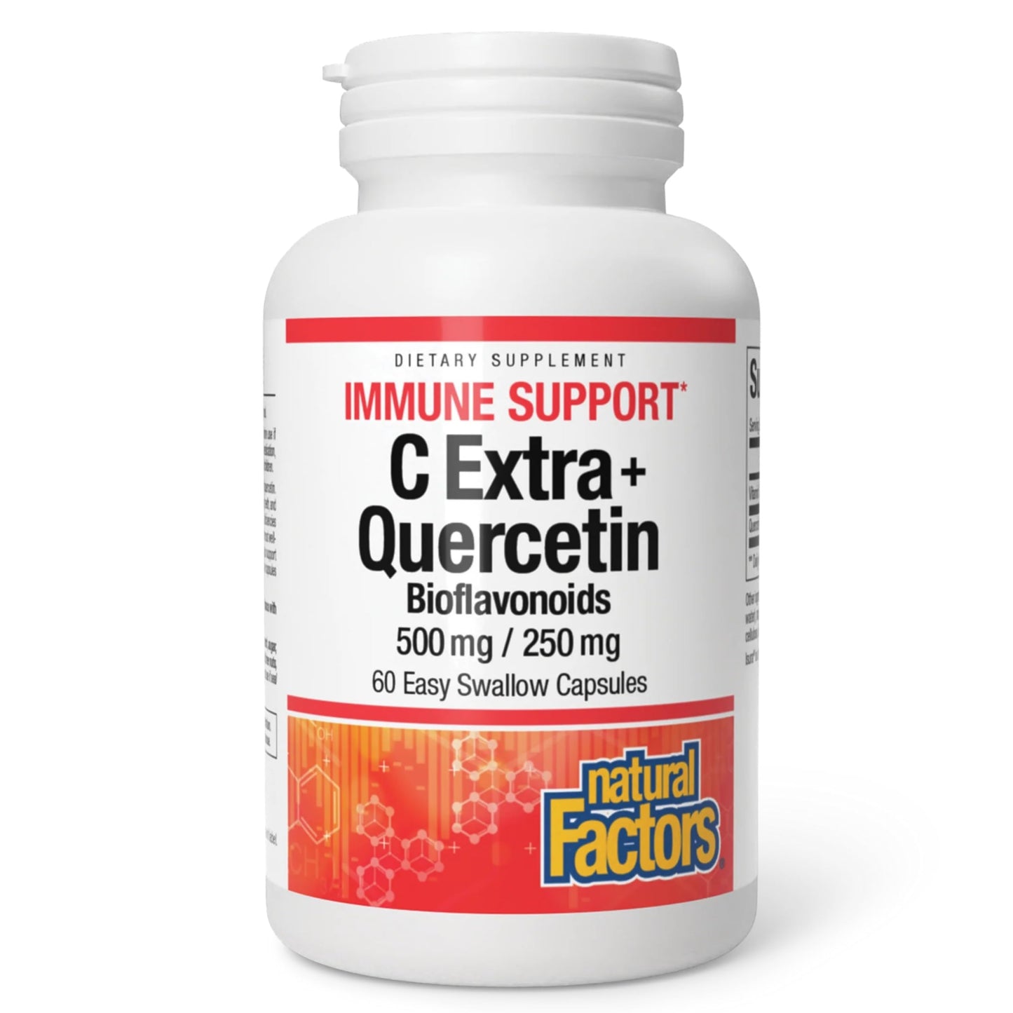 Natural Factors C Extra + Quercetin Bioflavonoids Capsule 60 Count