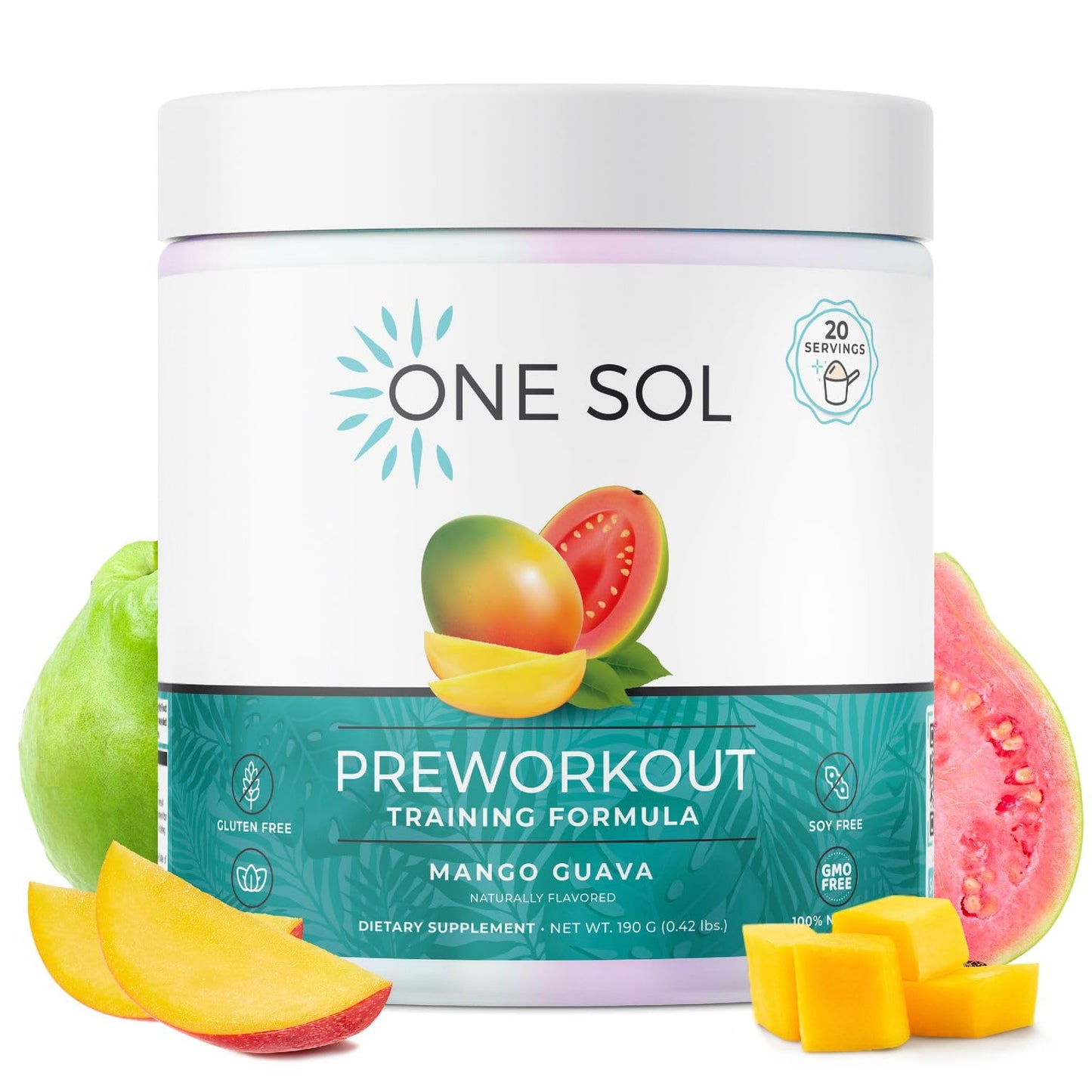 One Sol Pre-Workout for Women Powder 6.7 oz