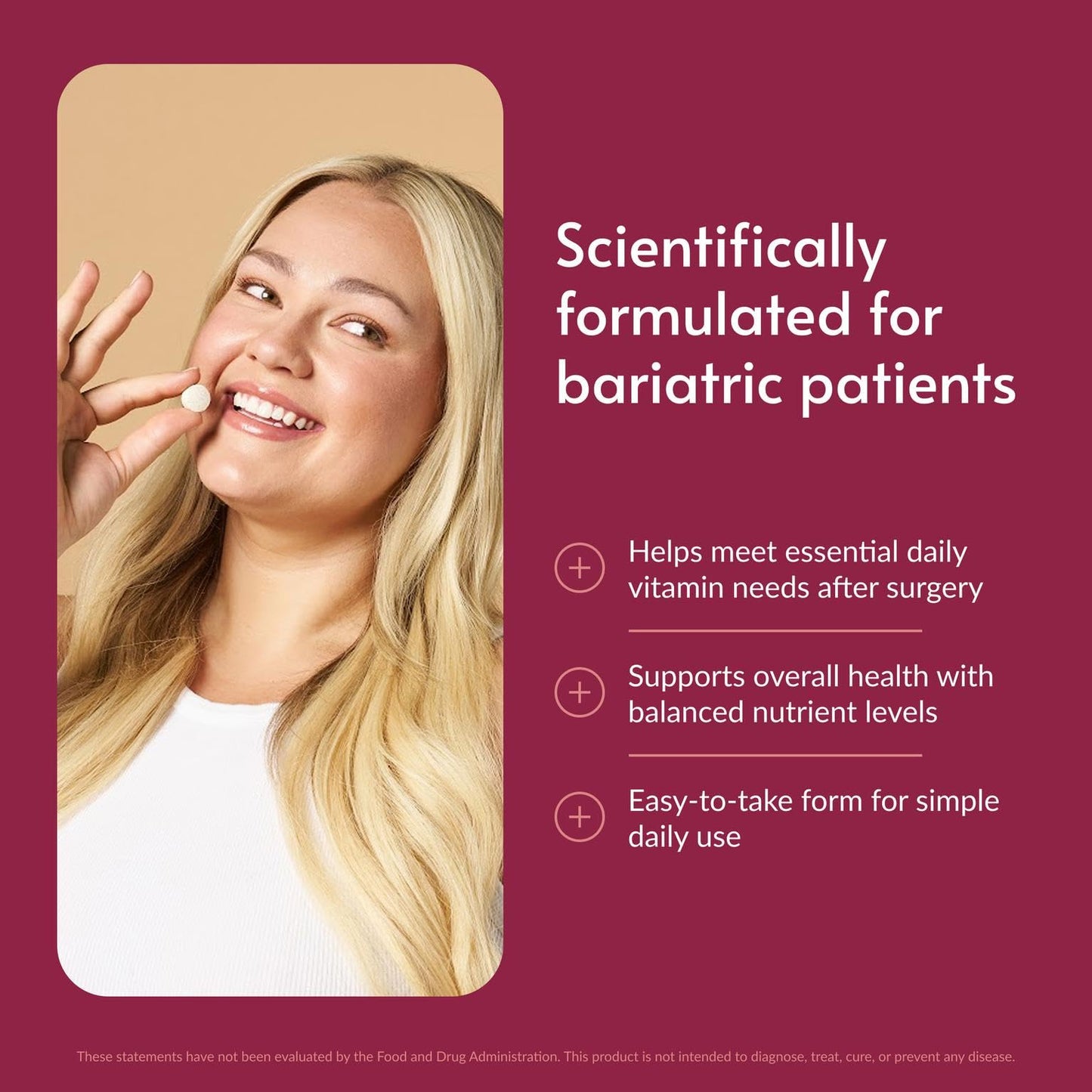 Bariatric Advantage Essential Multivitamin Without Iron Tablet, 60 Tablets
