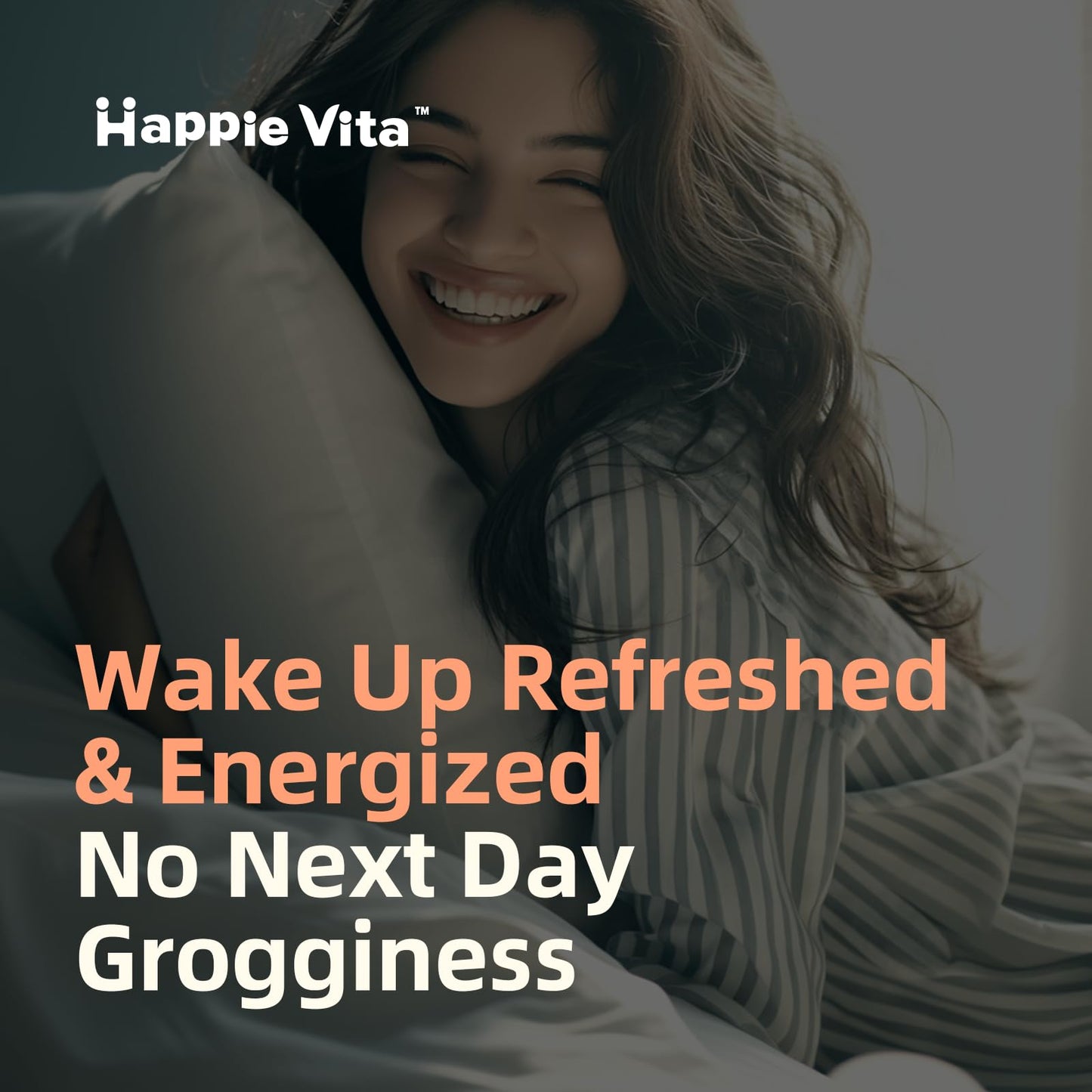 HappieVita 4 in 1 Sleep Aid for Adults, Capsules, 60