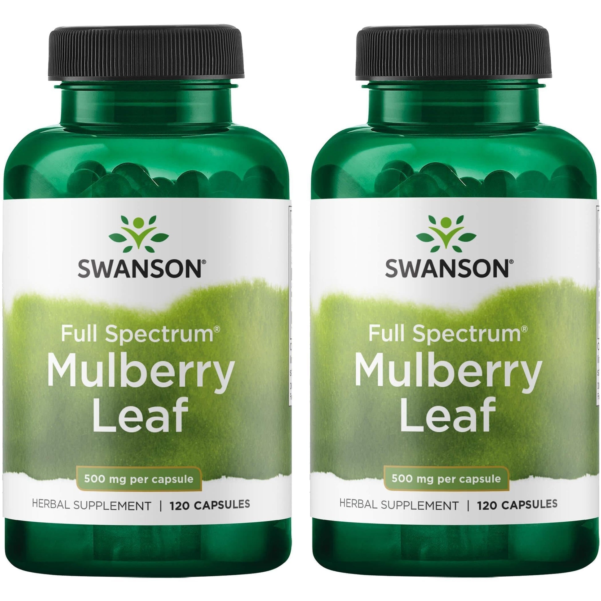 Swanson Full Spectrum Mulberry Leaf Herbal Supplement 500 mg Capsules 240