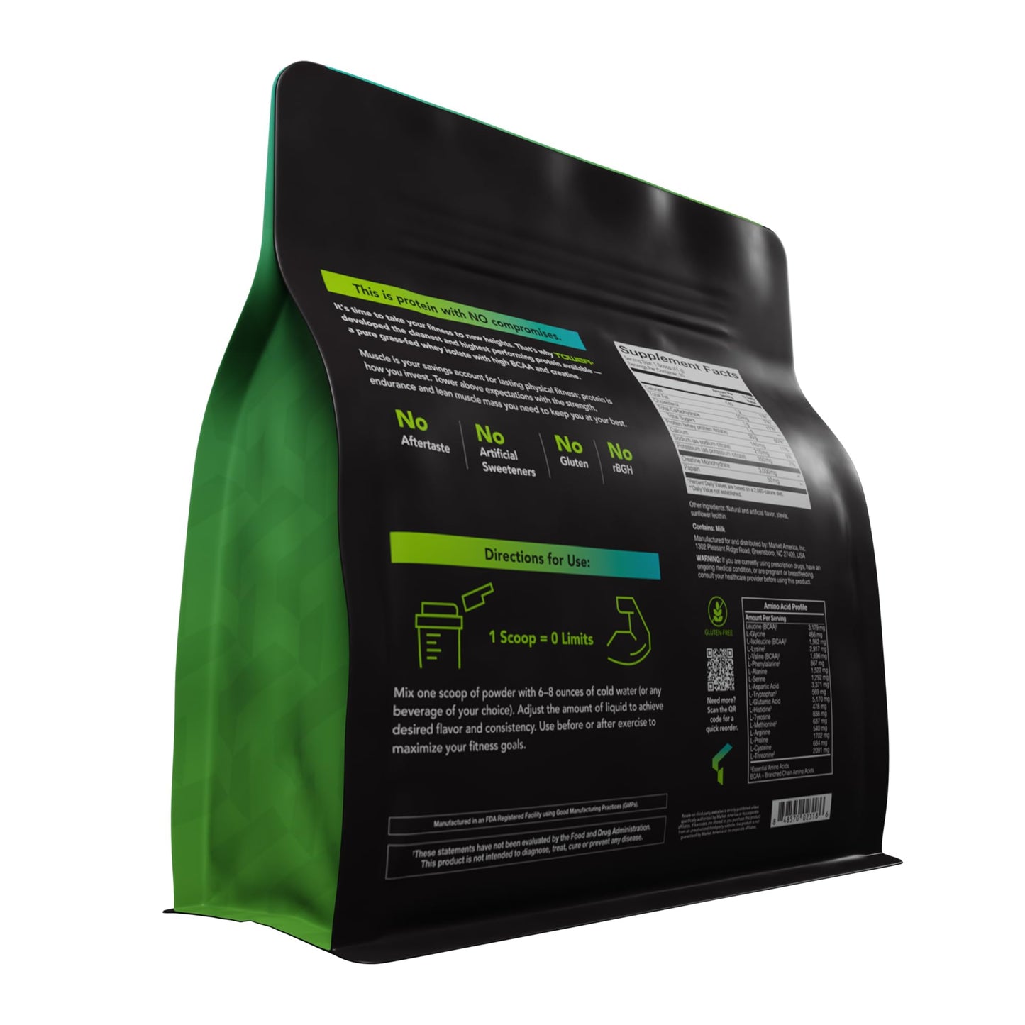 Market America Tower+ Pure Whey Protein Isolate Powder with Creatine - Muscle Recovery & Growth Support Formula, 30g Protein per Serving, BCAAs, Gluten-Free, 30 Servings
