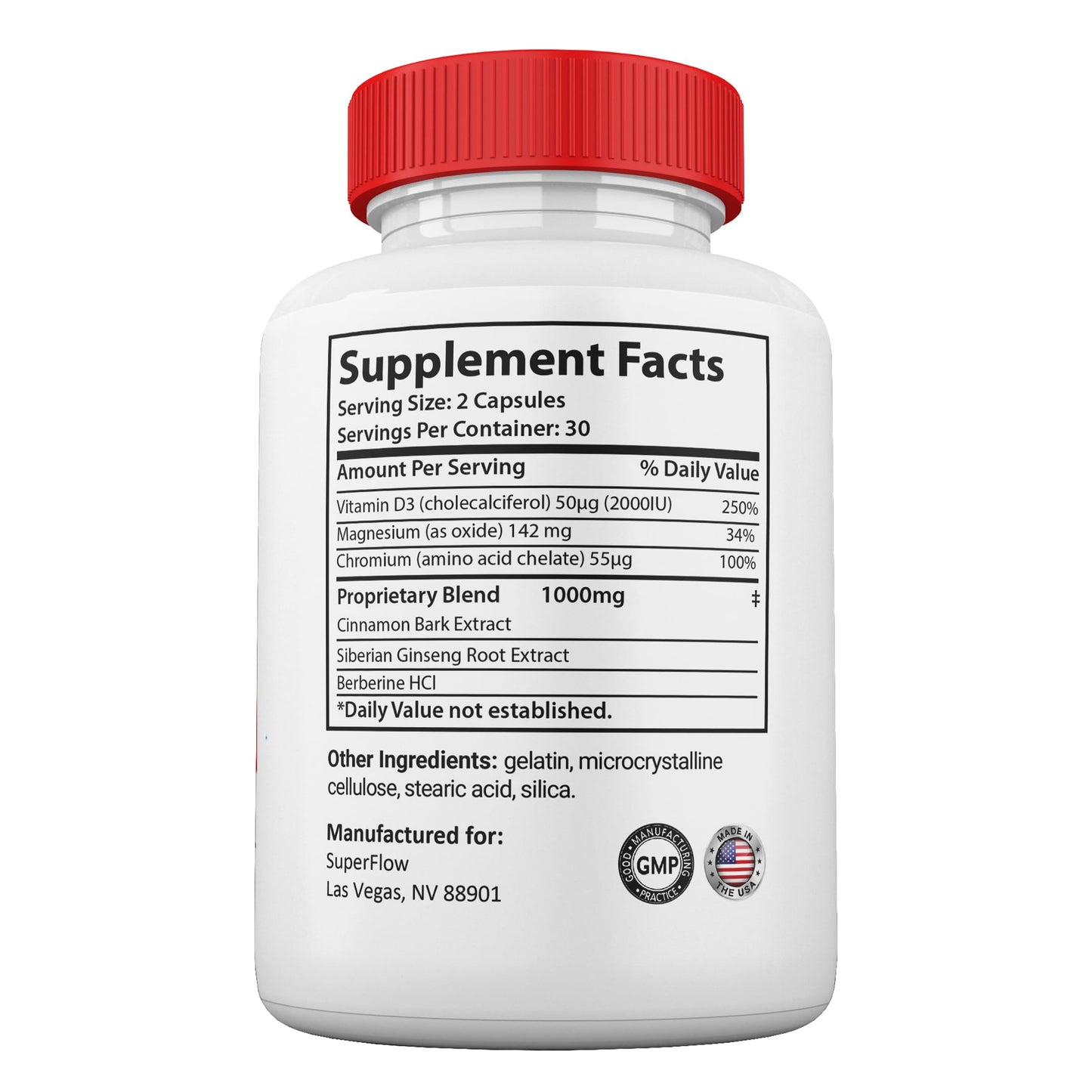 Gold Nutra Super Flow Blood Support Capsules, 3 Pack