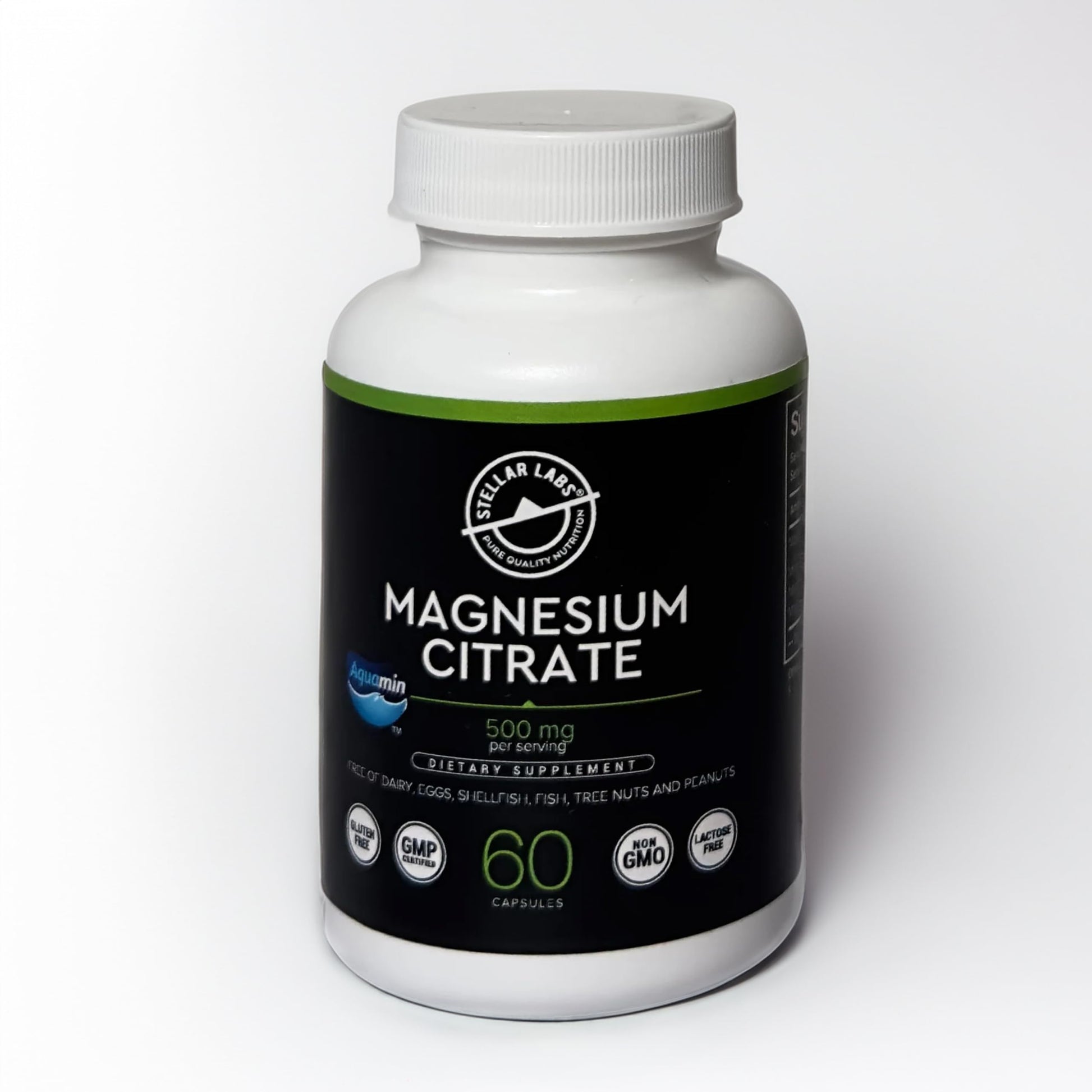 Stellar Labs Magnesium Supplement Capsules, 60 Count