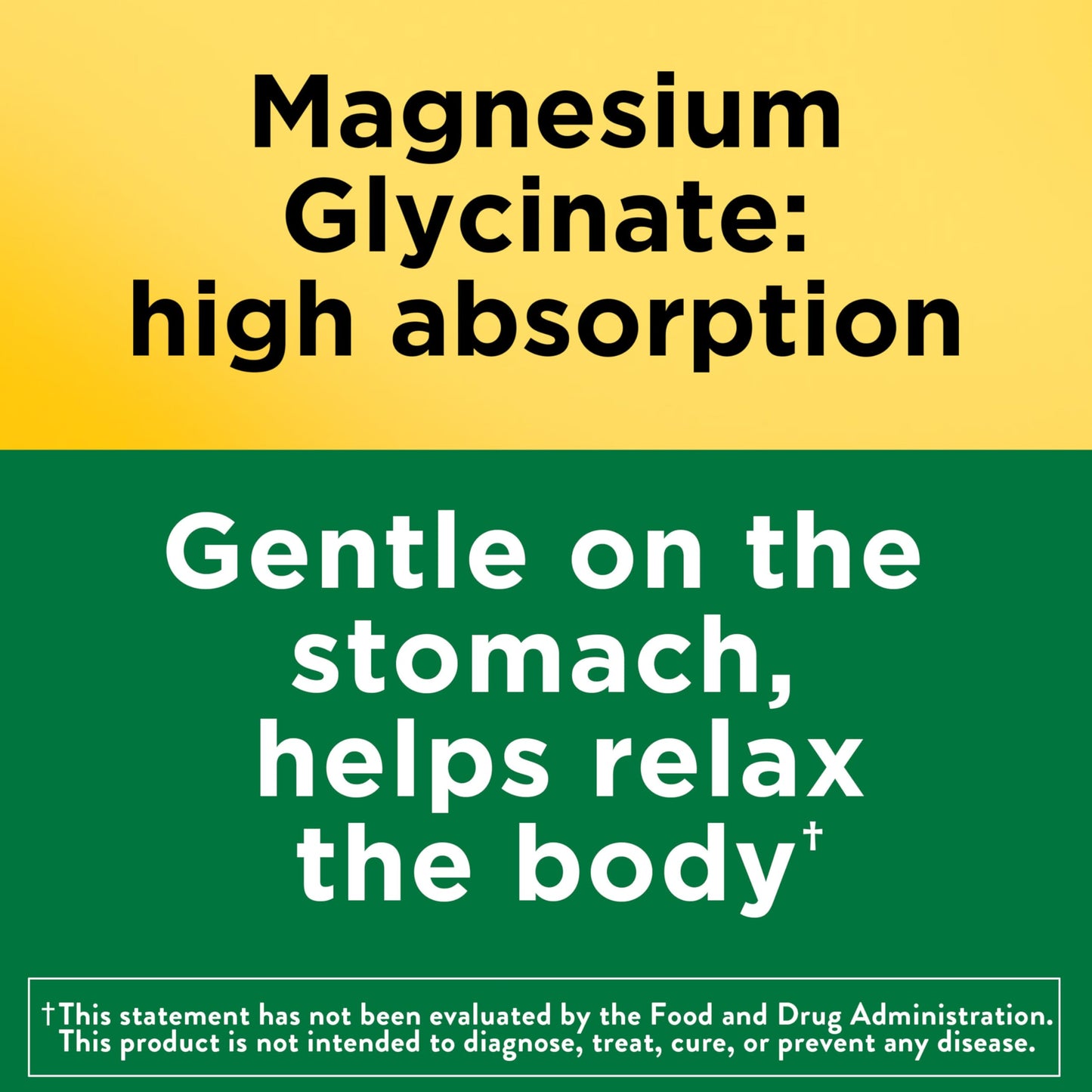 Nature Made Magnesium Glycinate 200 mg per Serving Capsule, 60 Count