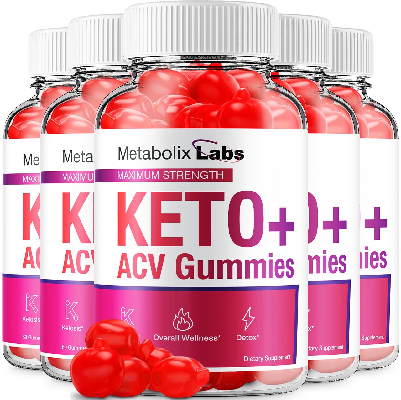 Indelo Metabolix Labs Keto ACV Gummies, 300 Count