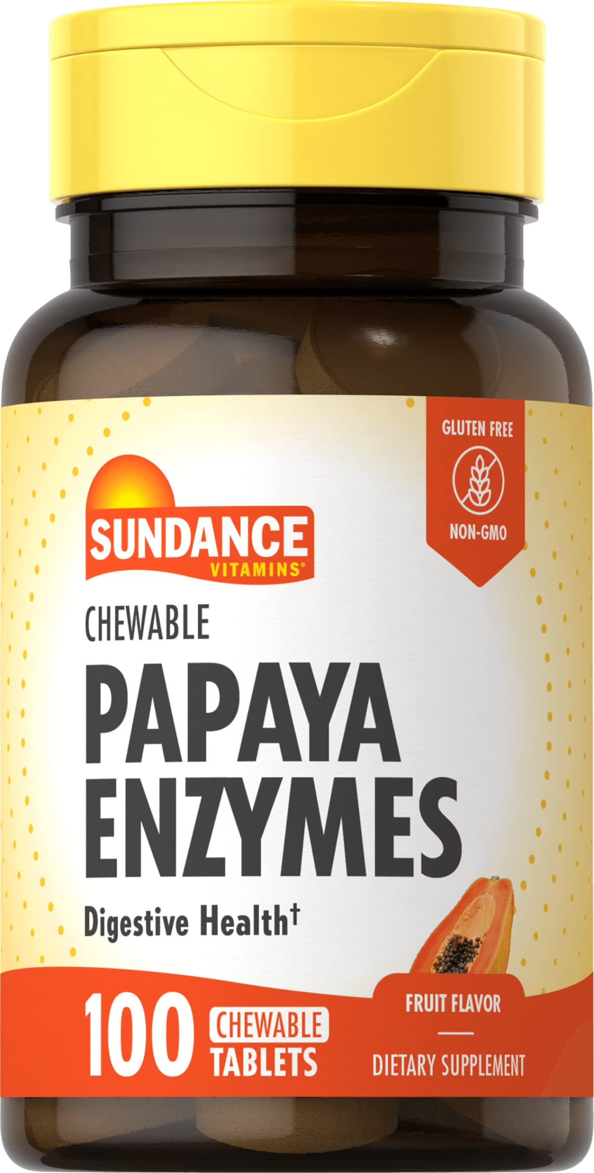 Sundance Chewable Papaya Enzyme 400 Tablets