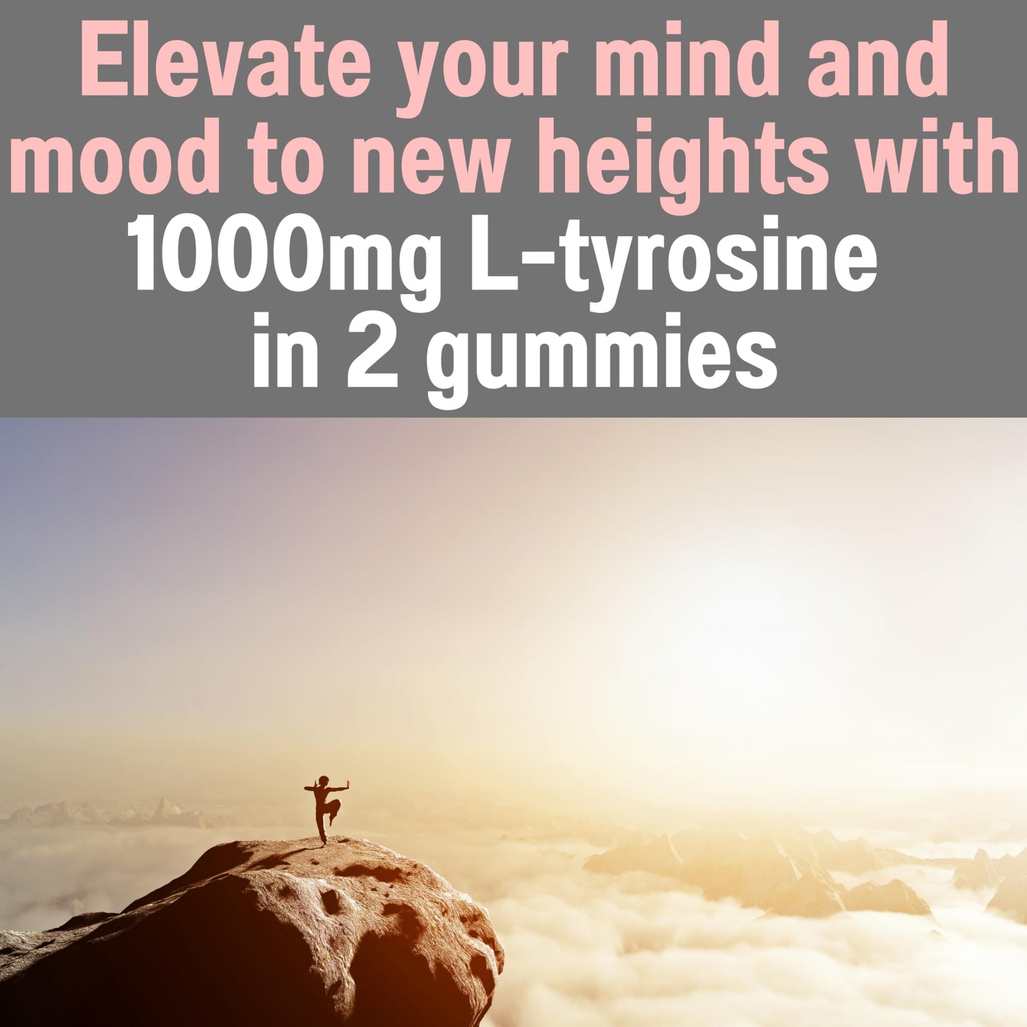 SHIZAM SAM-e & L-Tyrosine Vitamin B-Complex Gummies with Methyl B12 & 5-MTHF, 60 Gummies