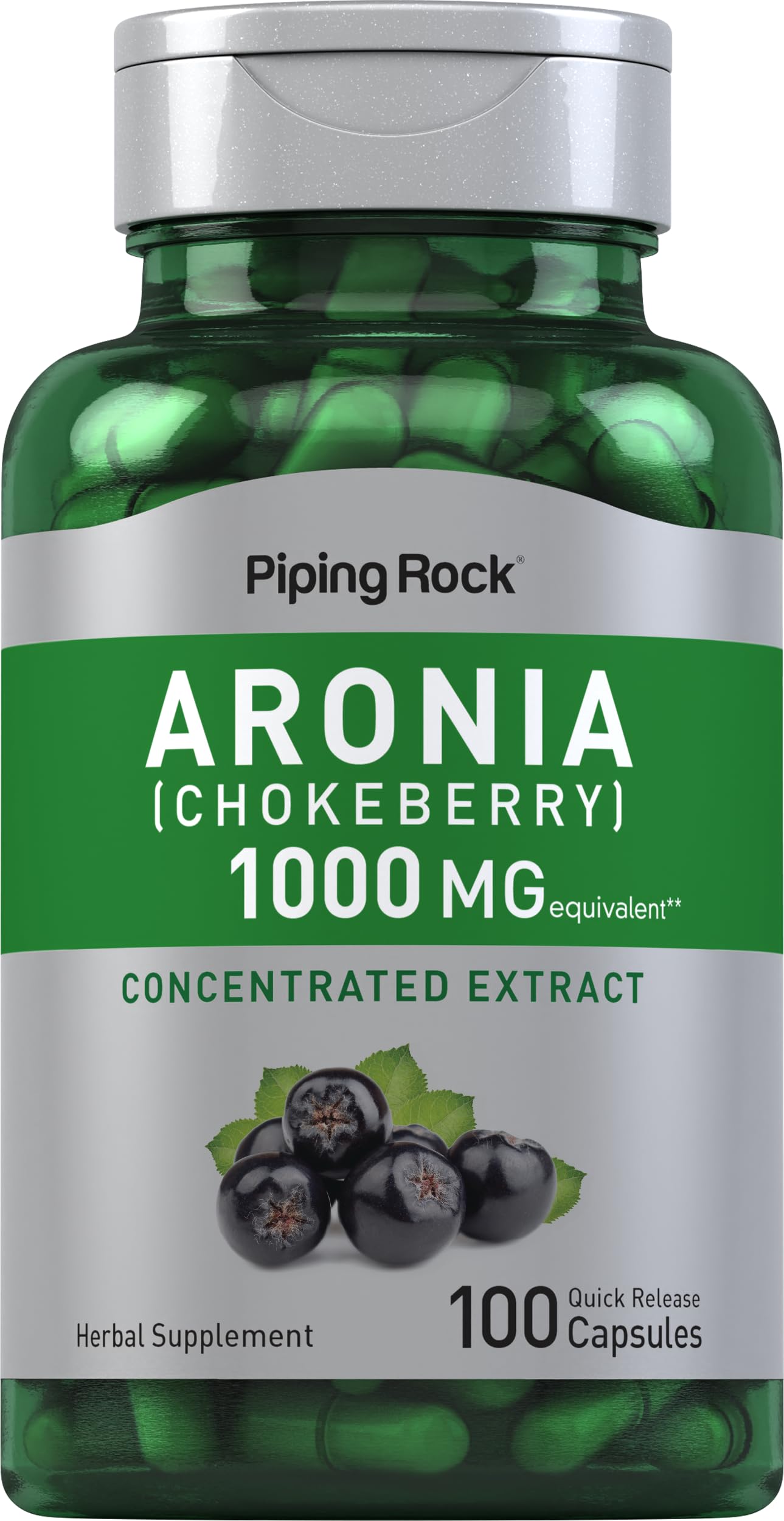 Piping Rock Aronia Berry 100 Capsules