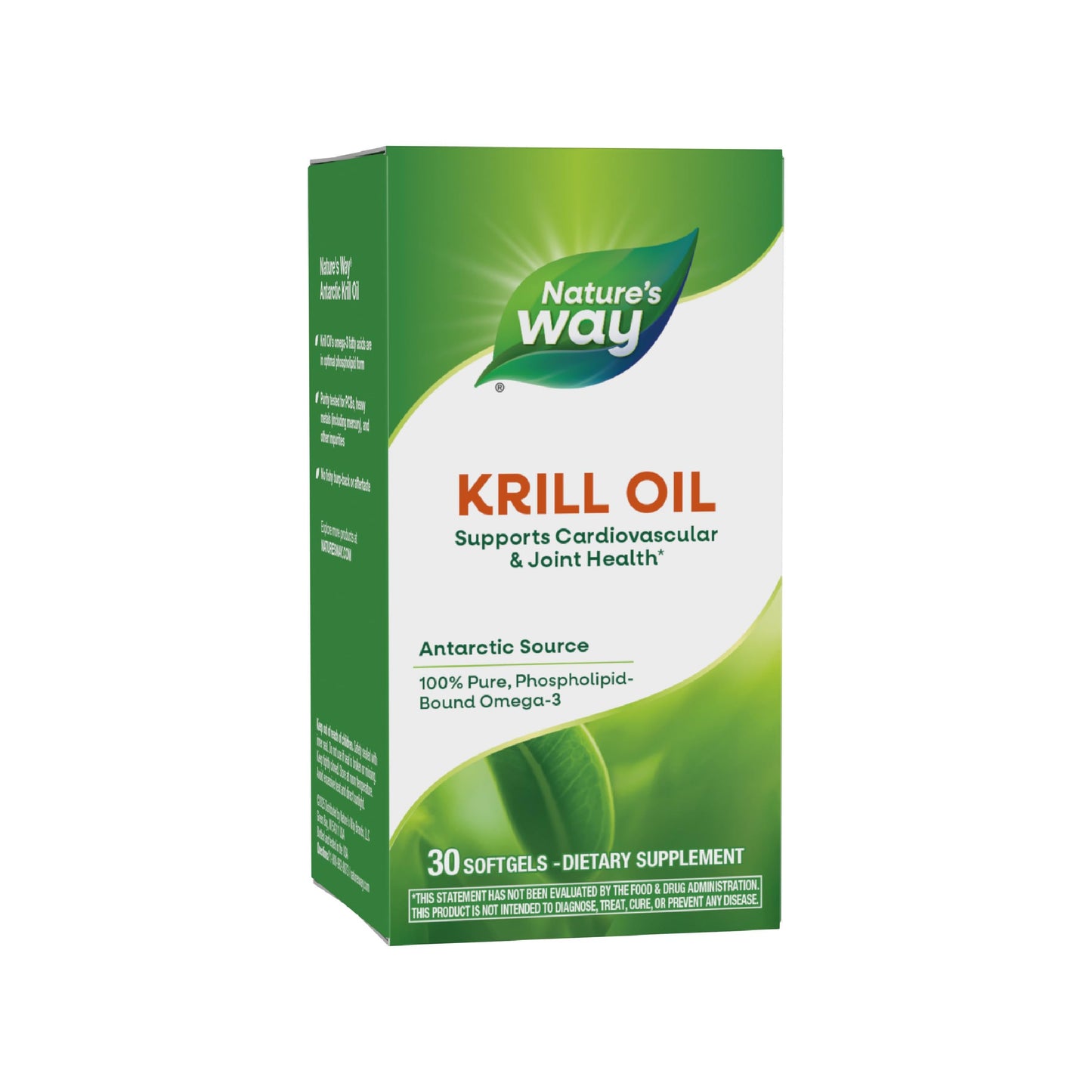 Nature's Way Krill Oil Omega-3 Phospholipid Formula Softgels 30