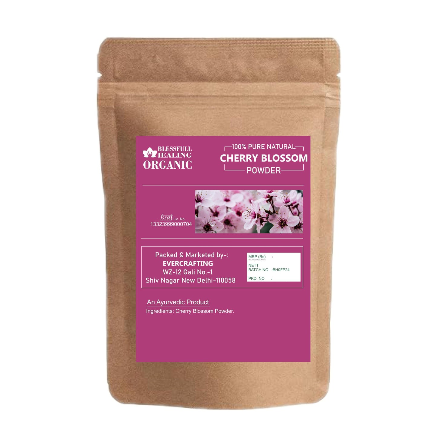 Blessfull Healing Organic Cherry Blossom Powder 10.58 oz