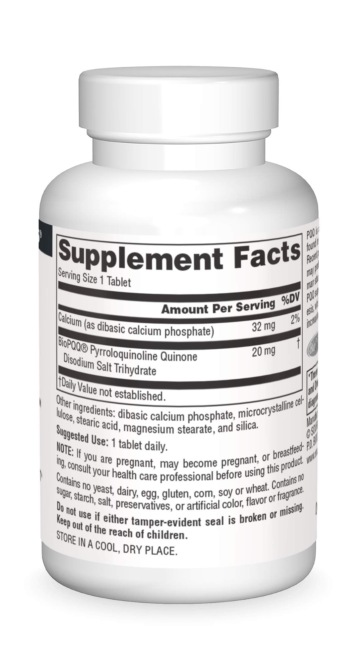 Source Naturals PQQ Mind for Neuroprotective Cognitive Support 60 Tablets