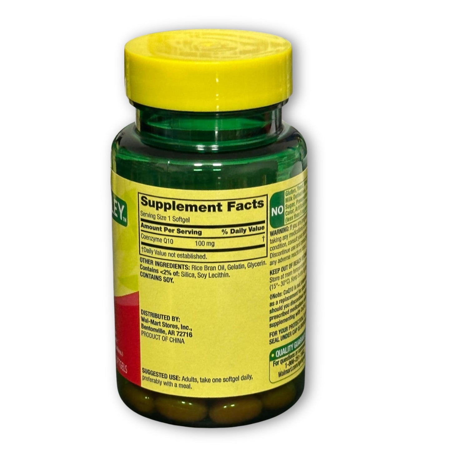 Fusion Shop Store CoQ10 Rapid Release 100mg Softgels, 30 Count