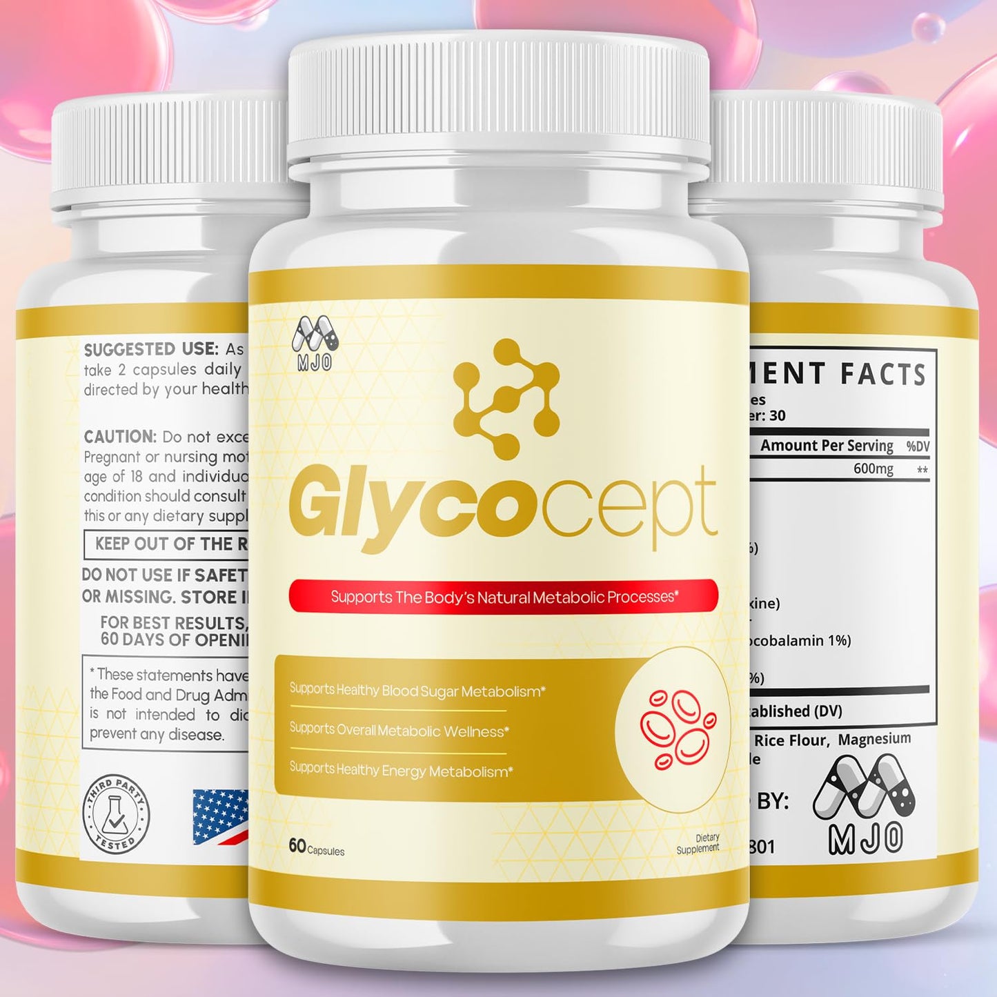 MJO Glycocept Capsules 120 Capsules