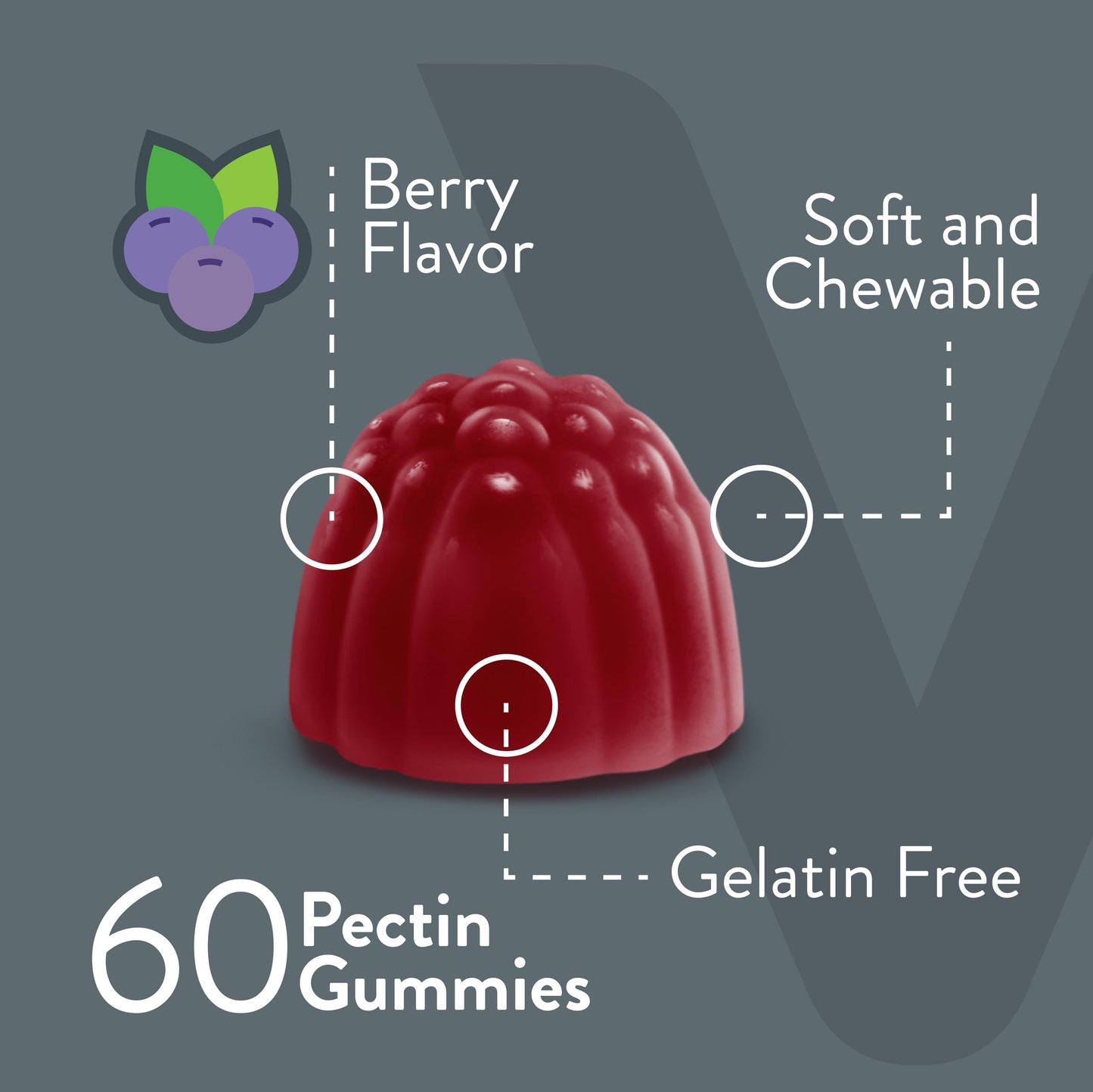 Viteey Vitamin B6 Gummies 60 Count