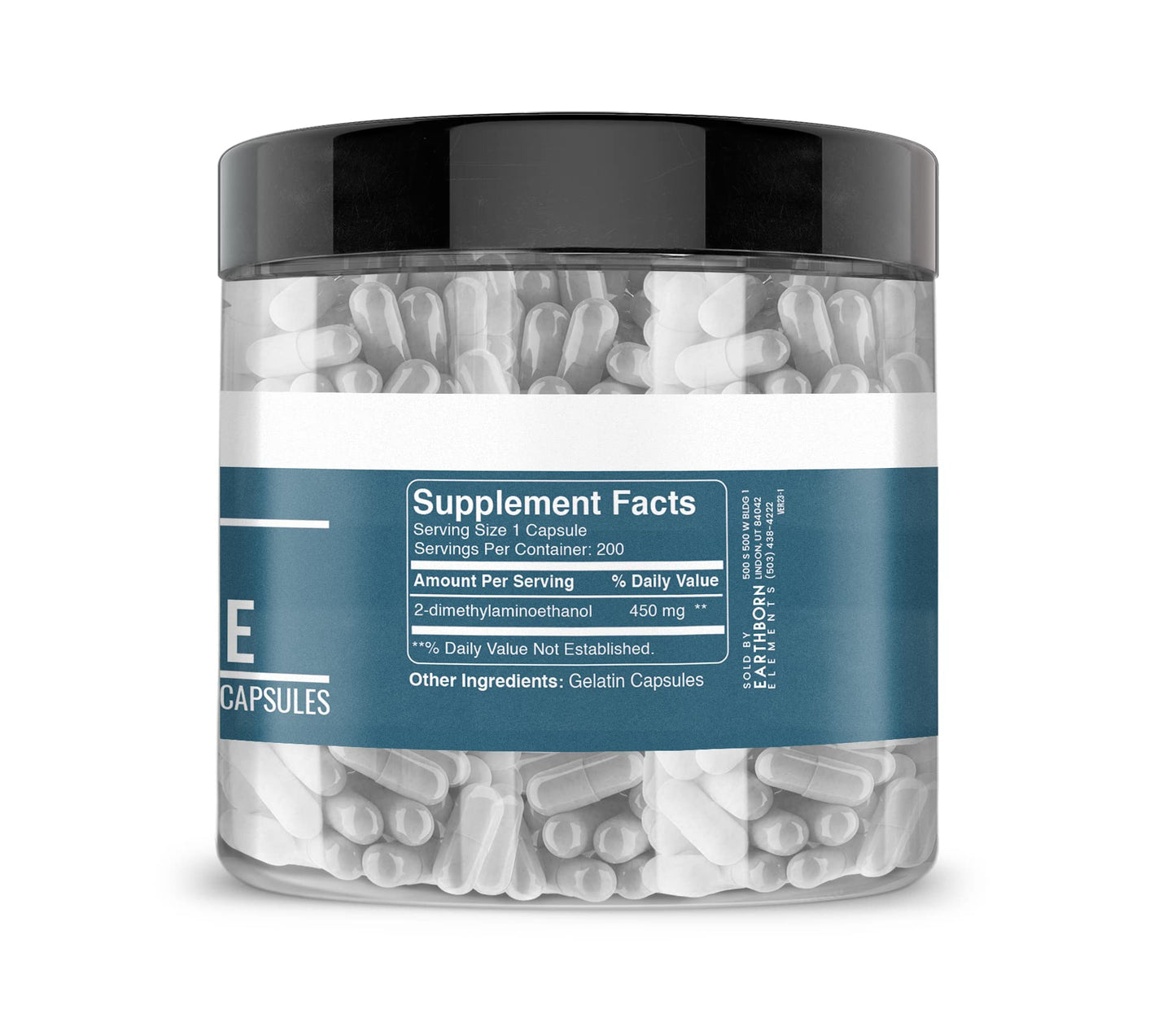 Earthborn Elements DMAE Bitartrate Capsules 200
