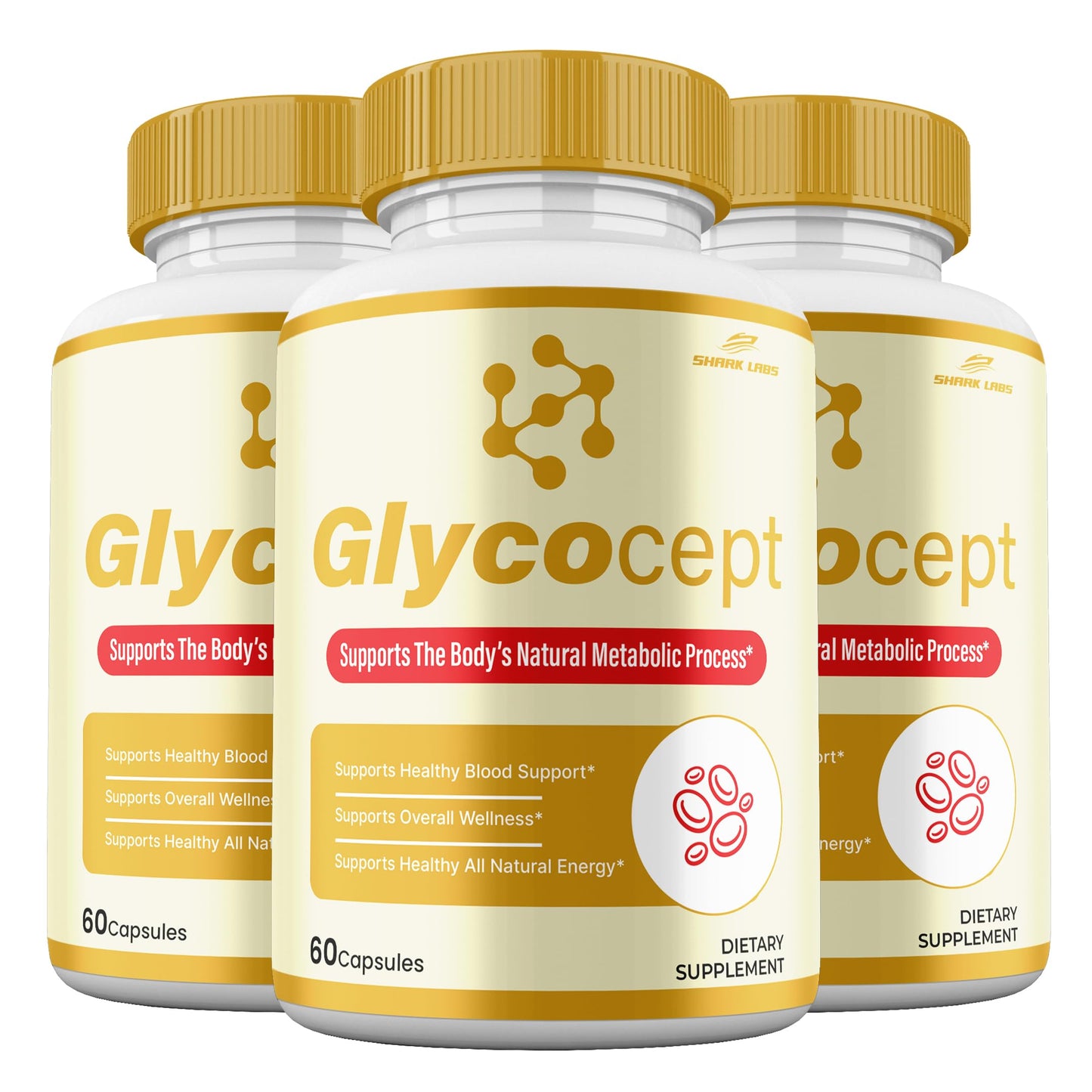 Shark Labs Glycocept Capsules, 60 Count