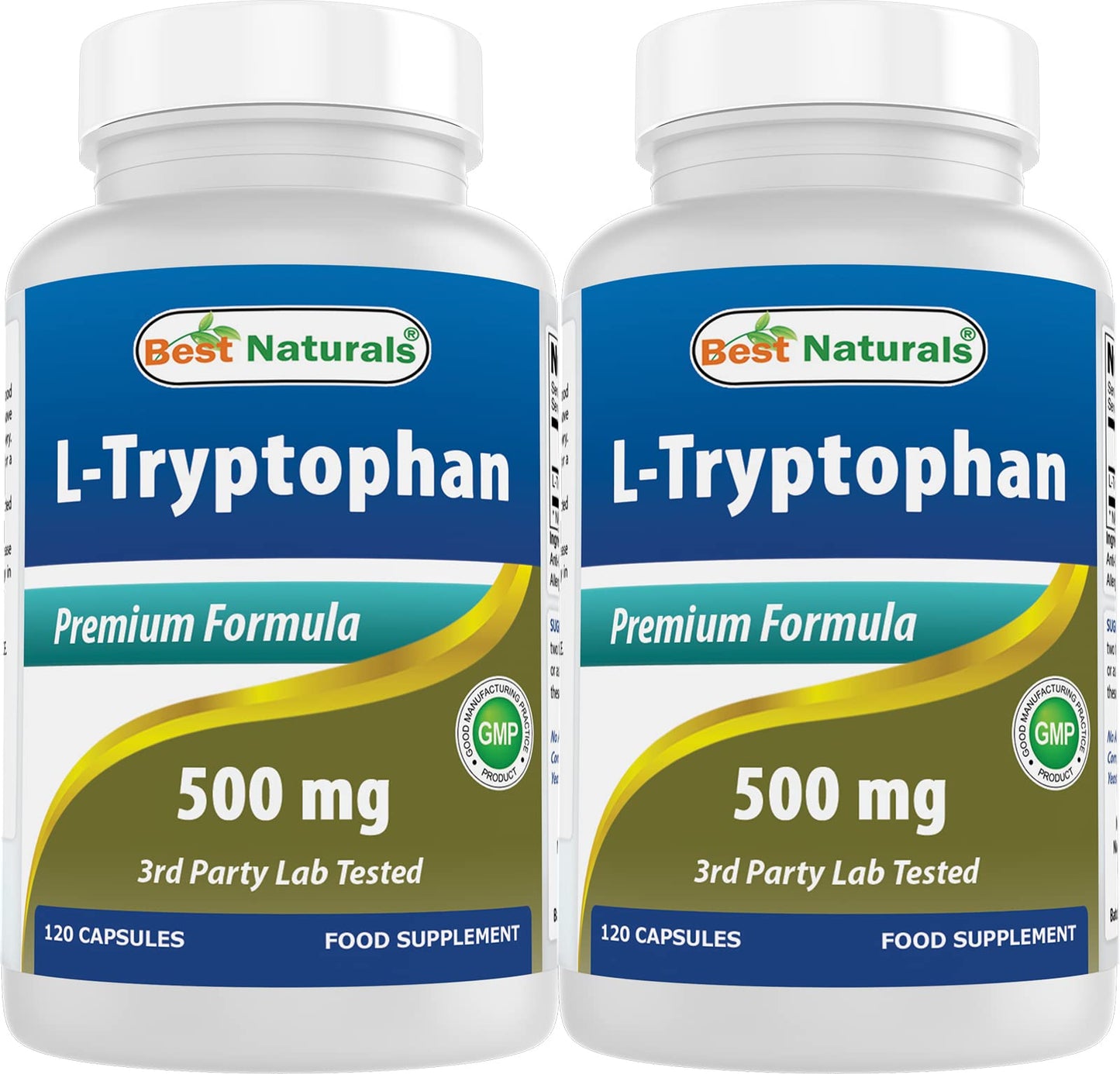 Best Naturals L-Tryptophan 500 mg Tablets, 240 Tablets