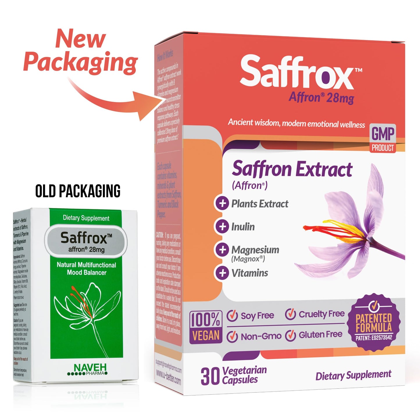 NAVEH PHARMA Saffrox Saffron Extract Capsule, 30 Capsules