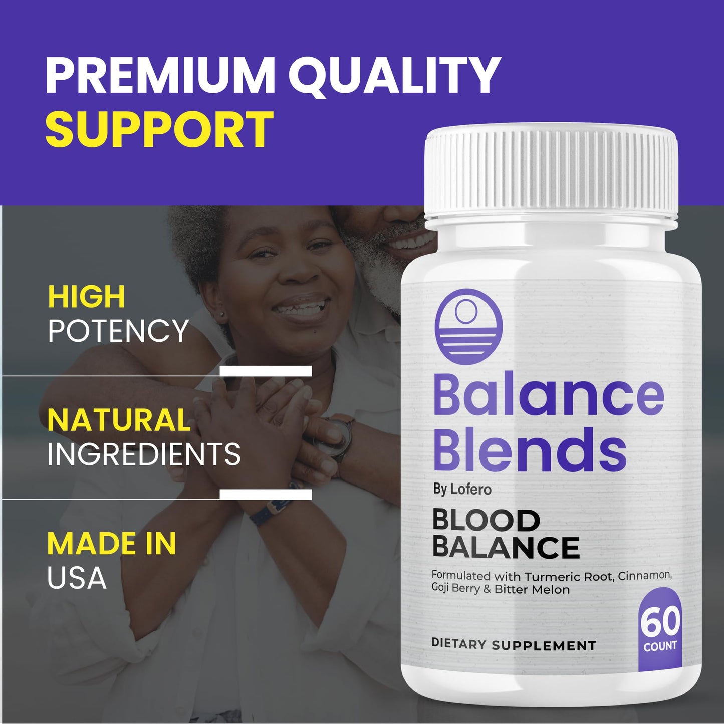 Lofero Balance Blends Flow Support Capsules, 60 Count